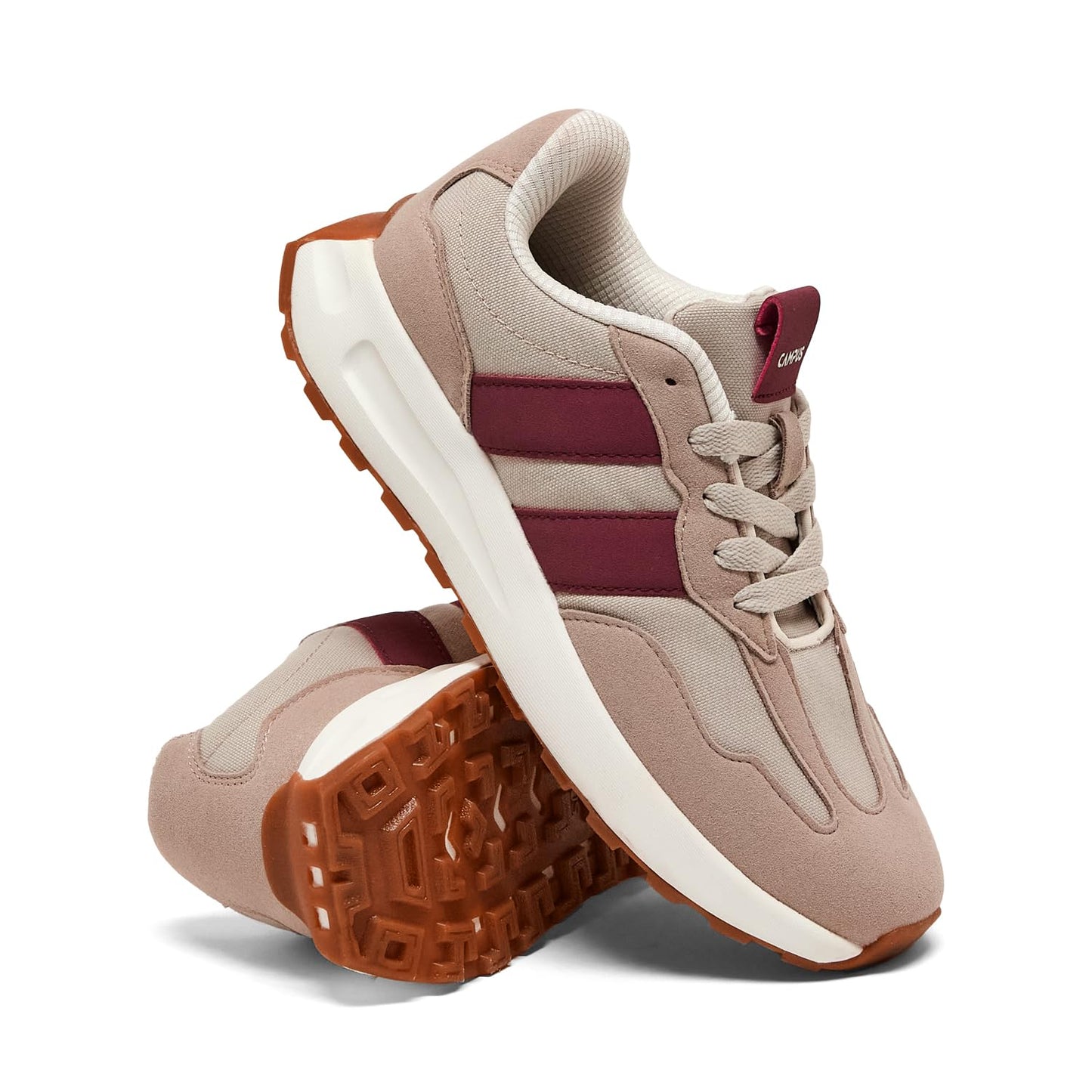 Campus Women Grit Fog/Apl Butr Sneakers - 4Uk/India, Beige, 4 UK