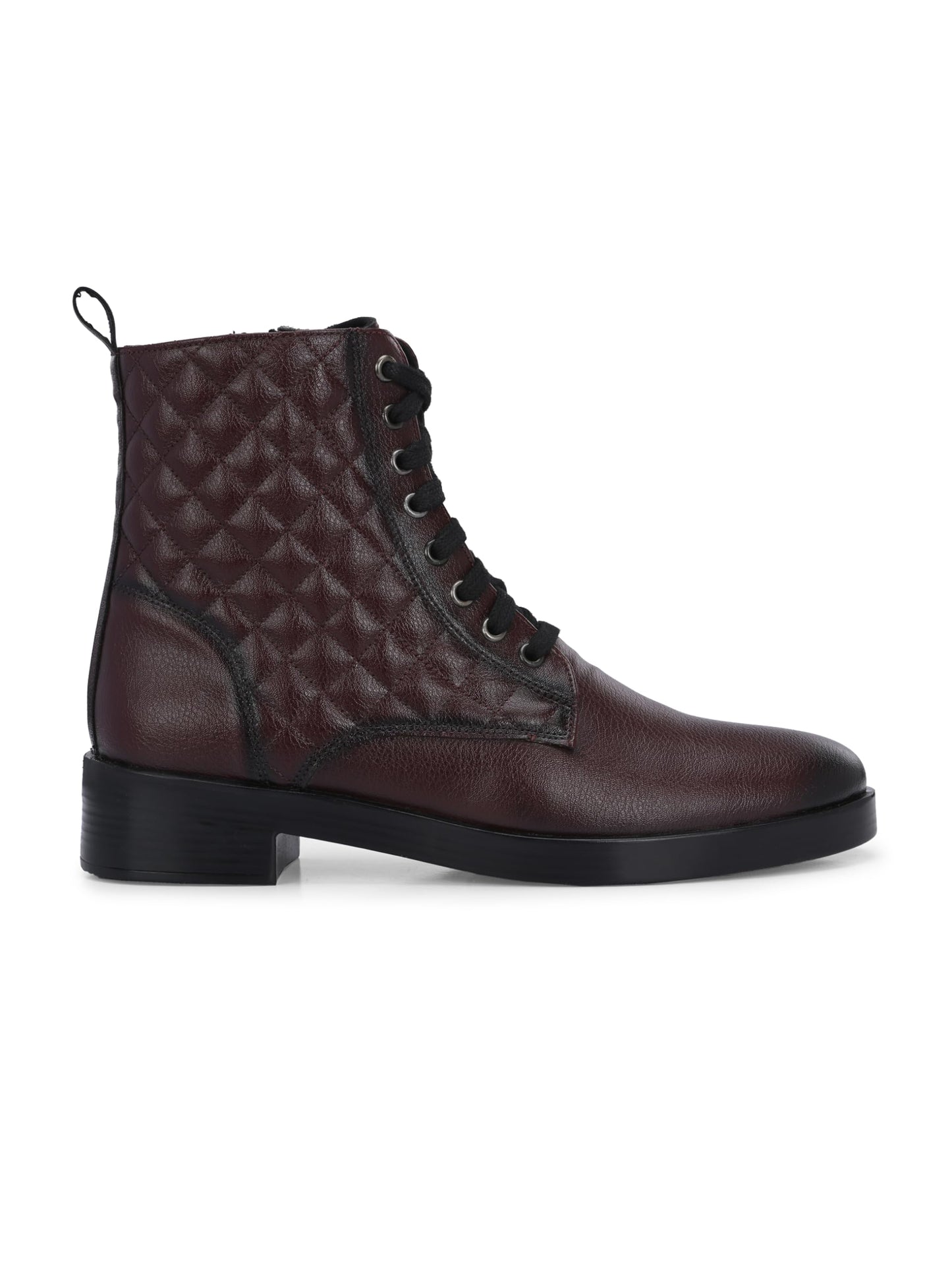 Delize Cherry Women Vegan Leather Derby Ankle Boots 64786-39