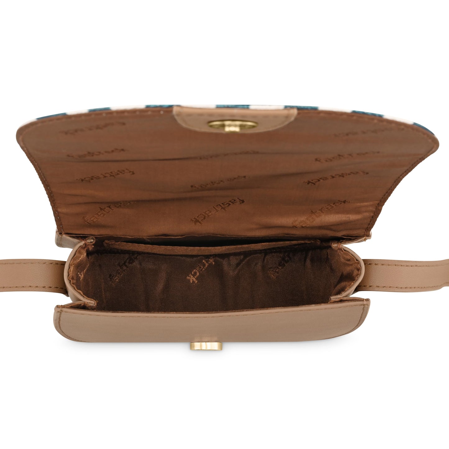 Fastrack Nautical Striped Casual Sling Bag for Women, Girls and Ladies