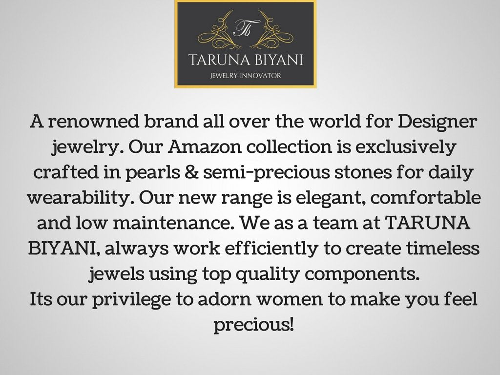 Taruna Biyani Women's Signity Diamond Designer Earrings (Green)