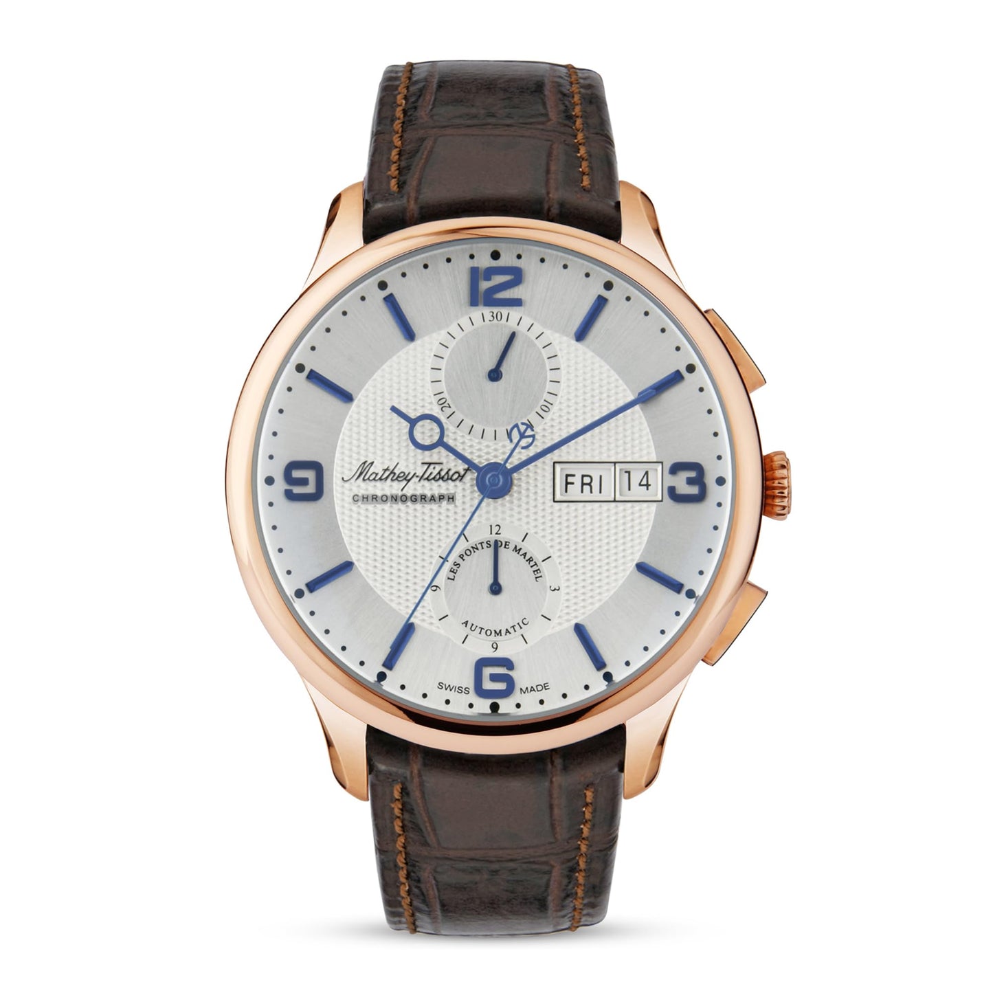 Mathey-Tissot White Dial Watches for Men-H1886CHATPI