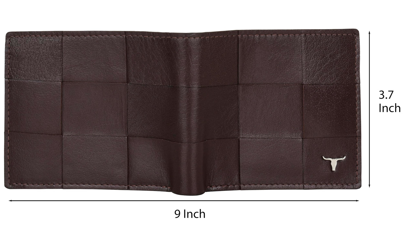 URBAN FOREST Miles Brown Leather Wallet for Men