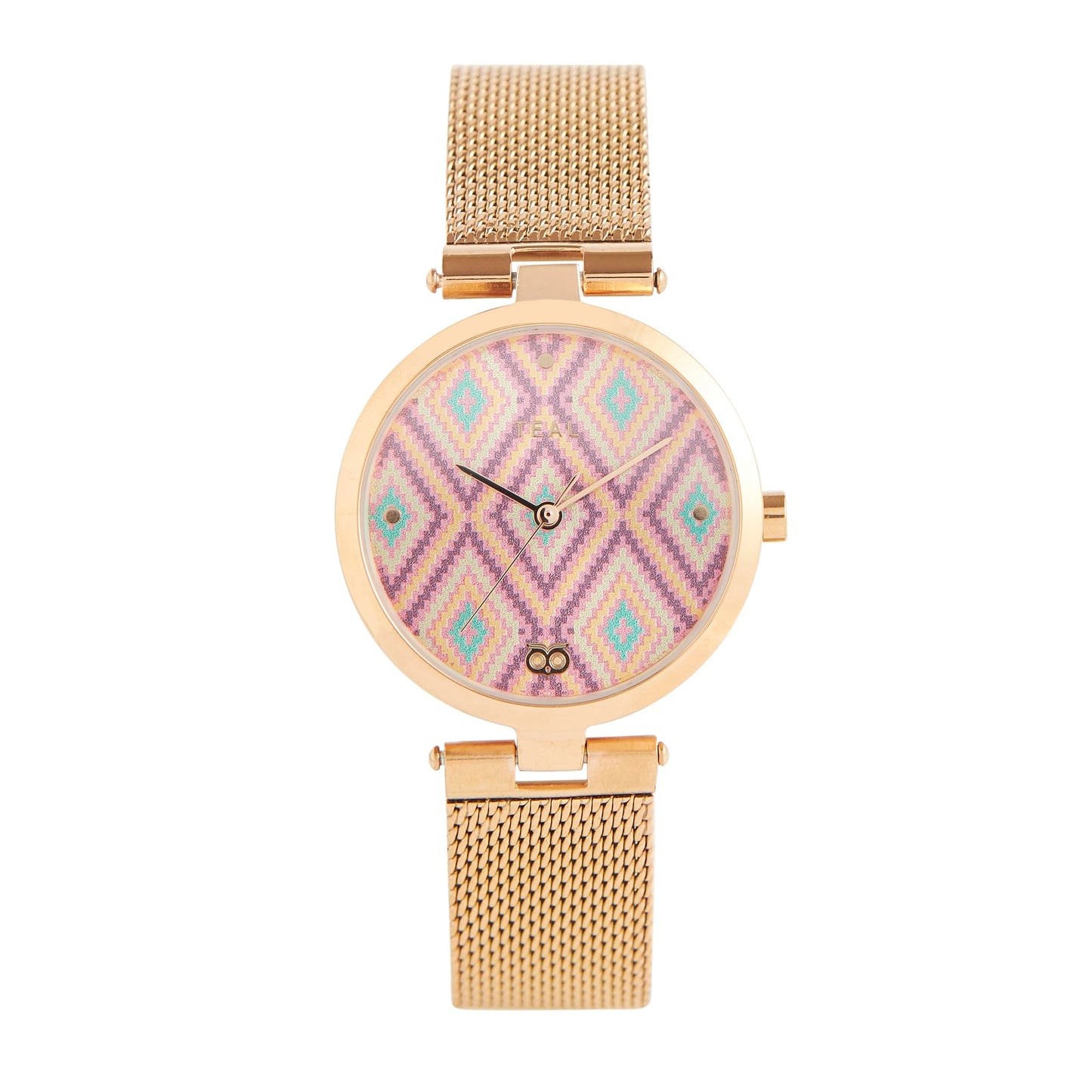 TEAL BY CHUMBAK Round Dial Analog Hand Watch for Women, Gifts for Women/Girls/Ladies, Stylish Fashion Watch for Casual/Work