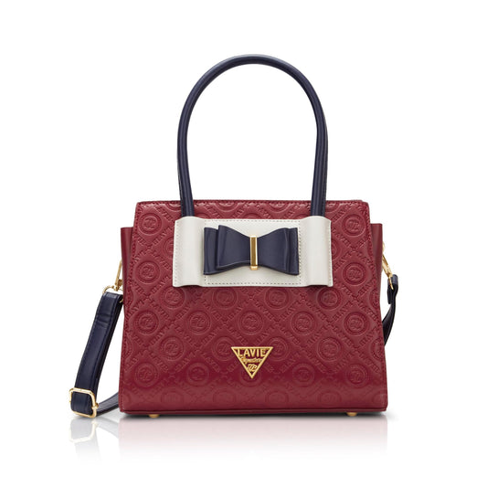 Lavie Signature Women's Geneva Colourblock Satchel Handbag for Women | Satchel Bag for Work | Ladies purse | Stylish Shoulder Bag | Gift For Women