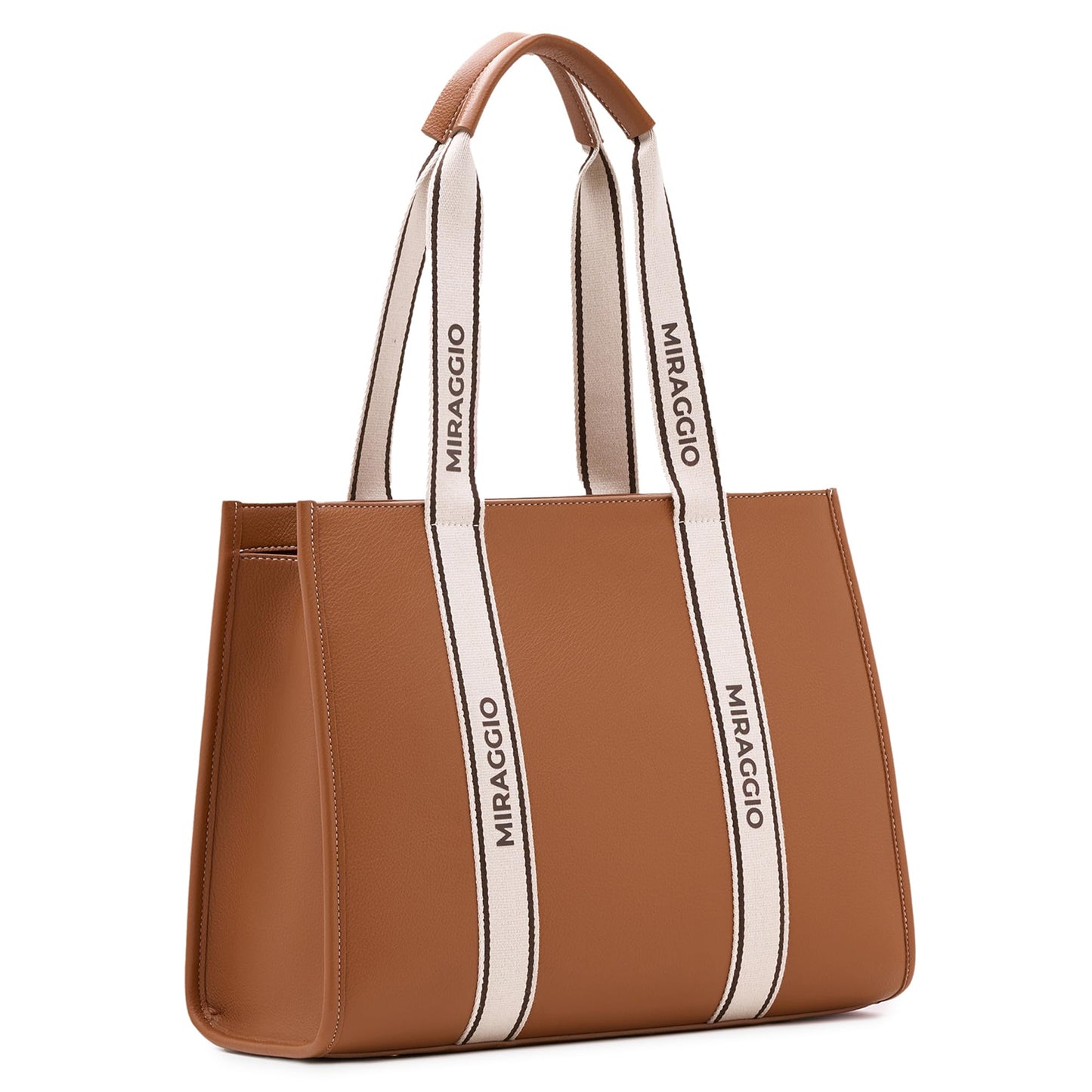 Miraggio Blanche Tote Bag (Brown)