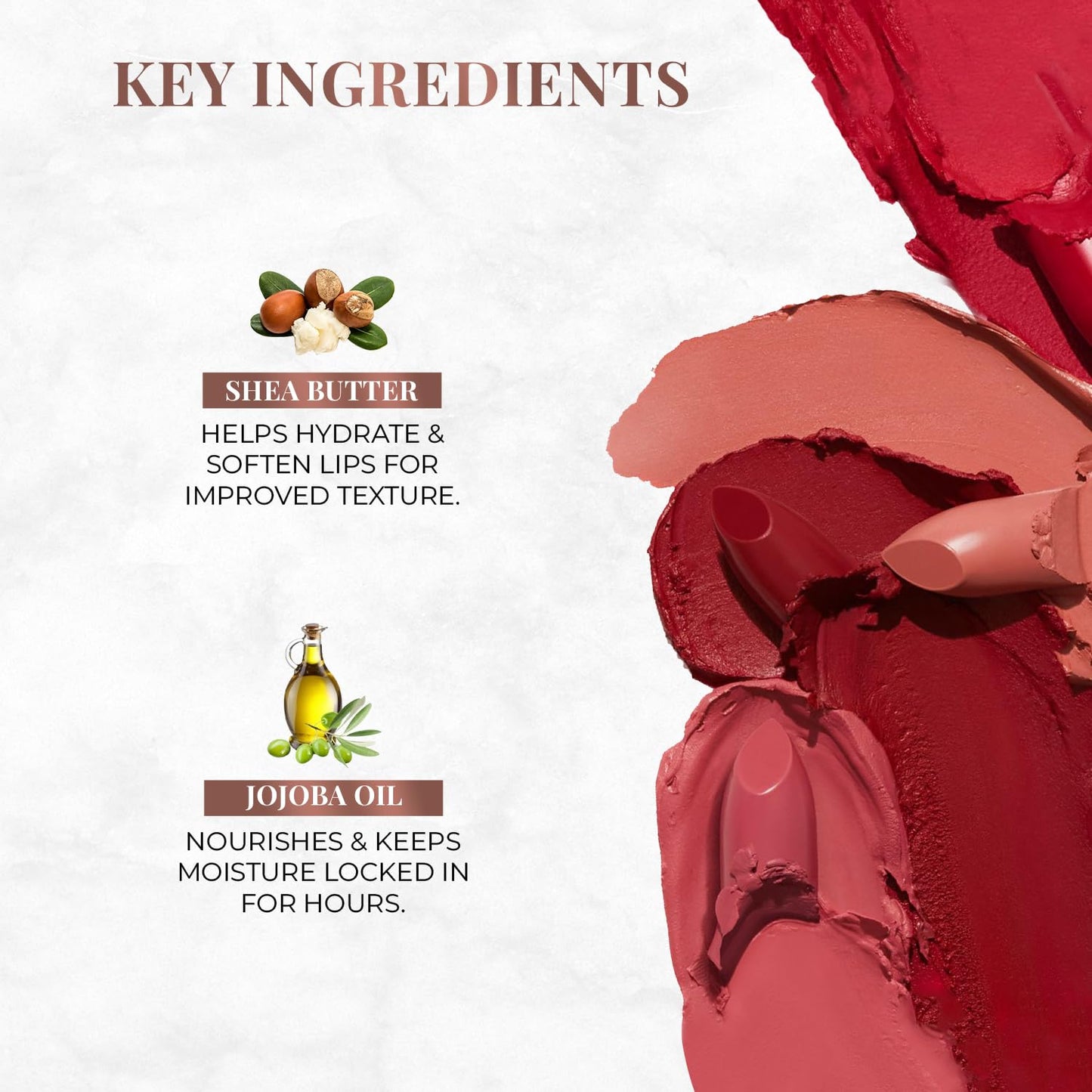 Just Herbs Ultra Matte Bullet Lipstick Nourishing Non Drying and Long Stay Lipsticks for Women 4 g (Naughty Nutmeg)