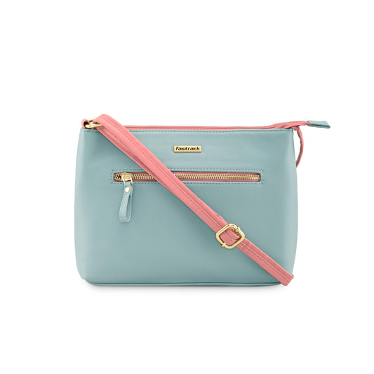Fastrack Structured Sling Bag for Women, Girls and Ladies| with Quick Access Pocket | Made of Premium Faux Leather