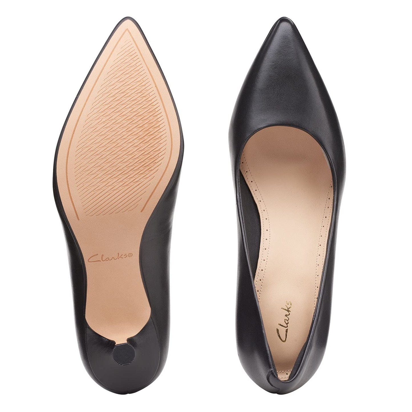 Clarks Violet55 Rae Black Leat UK-7