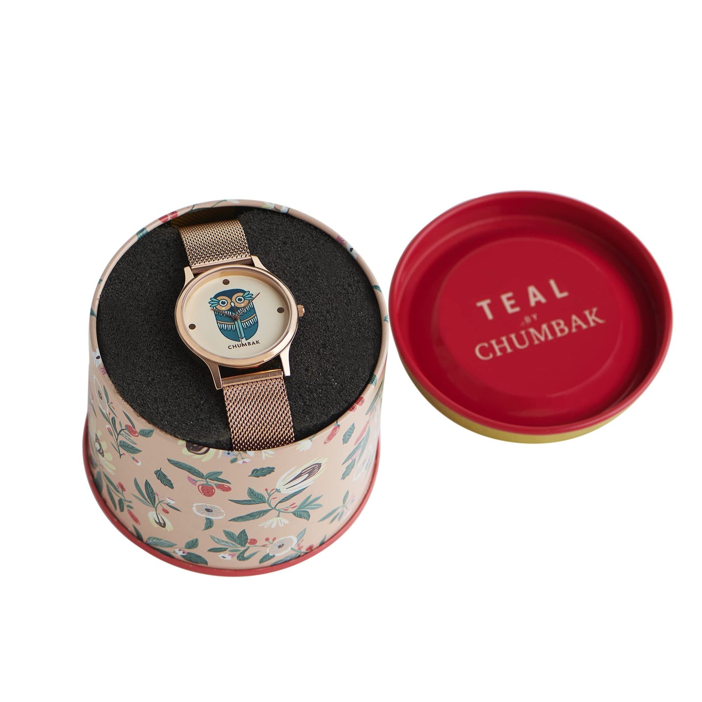 TEAL BY CHUMBAK Round Dial Analog Hand Watch for Women, Gifts for Women/Girls/Ladies, Stylish Fashion Watch for Casual/Work