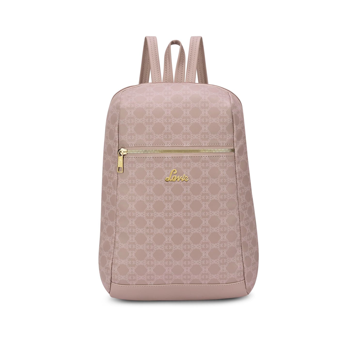 Lavie Women's Mono Cobie Monogram Print Fashion Backpack for Women | Fashion Backpack for Work | Ladies purse | Stylish Shoulder Bag | Gift for Women