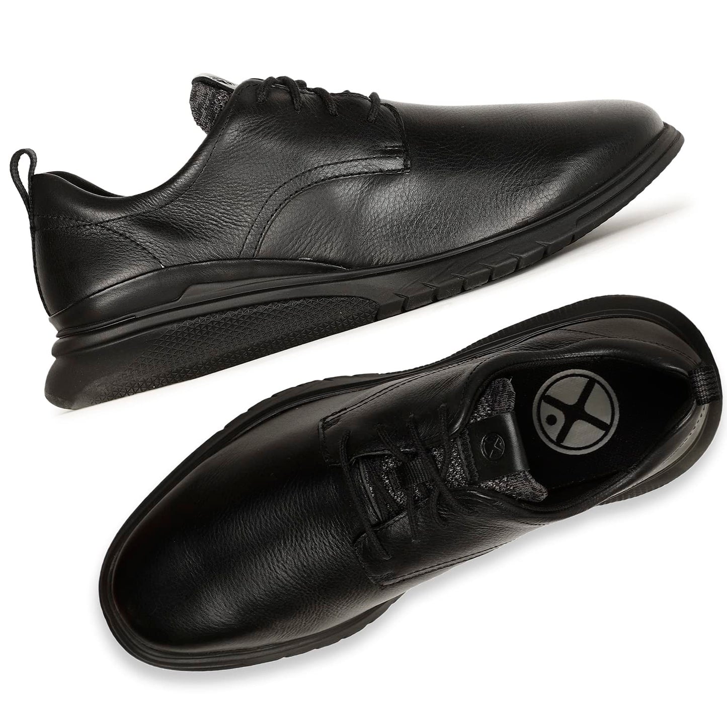 Hush Puppies Mens Advance Laceup Black Casual Shoe - 7 UK (8546004)