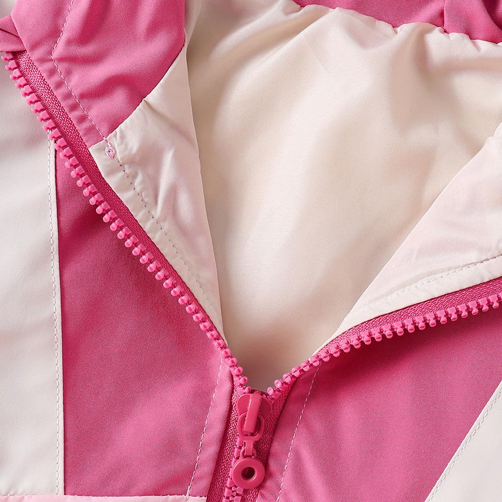 Hopscotch Girls Polyester Waist Length Jackets in Multi Color For Ages (6-7 Years)