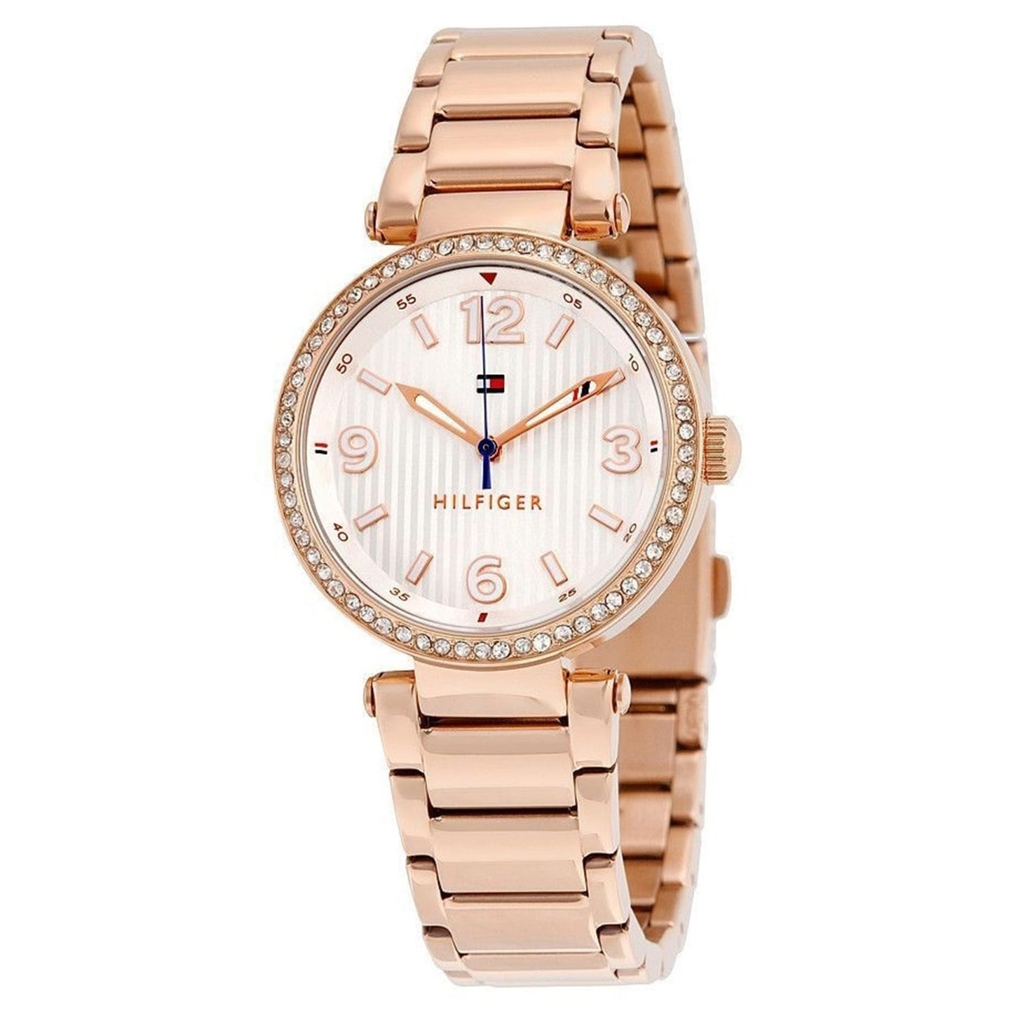 Tommy Hilfiger Quartz Silver Dial Stainless Steel Strap Watch for Women