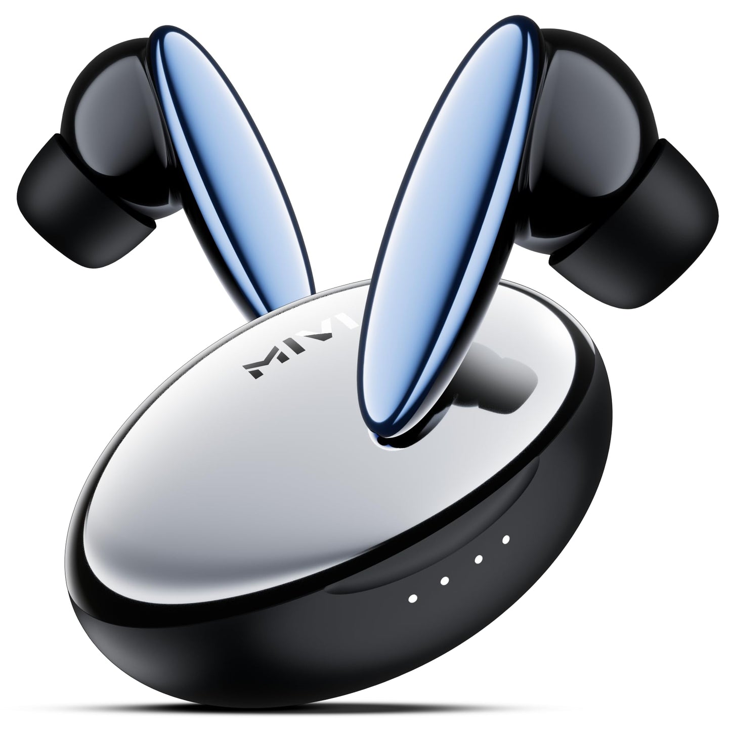 Mivi Opera ANC [Flagship Launch], True Wireless Earbuds with 35dB ANC, Hi-Res Audio, LDAC, 3D Soundstage, 60H Playtime, Spatial Audio, Transparency Mode, 13mm Drivers