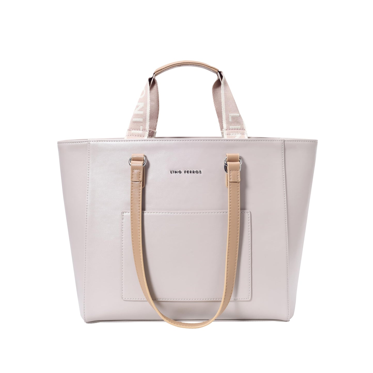 Lino Perros Color-Blocked Commuter Tote Bag