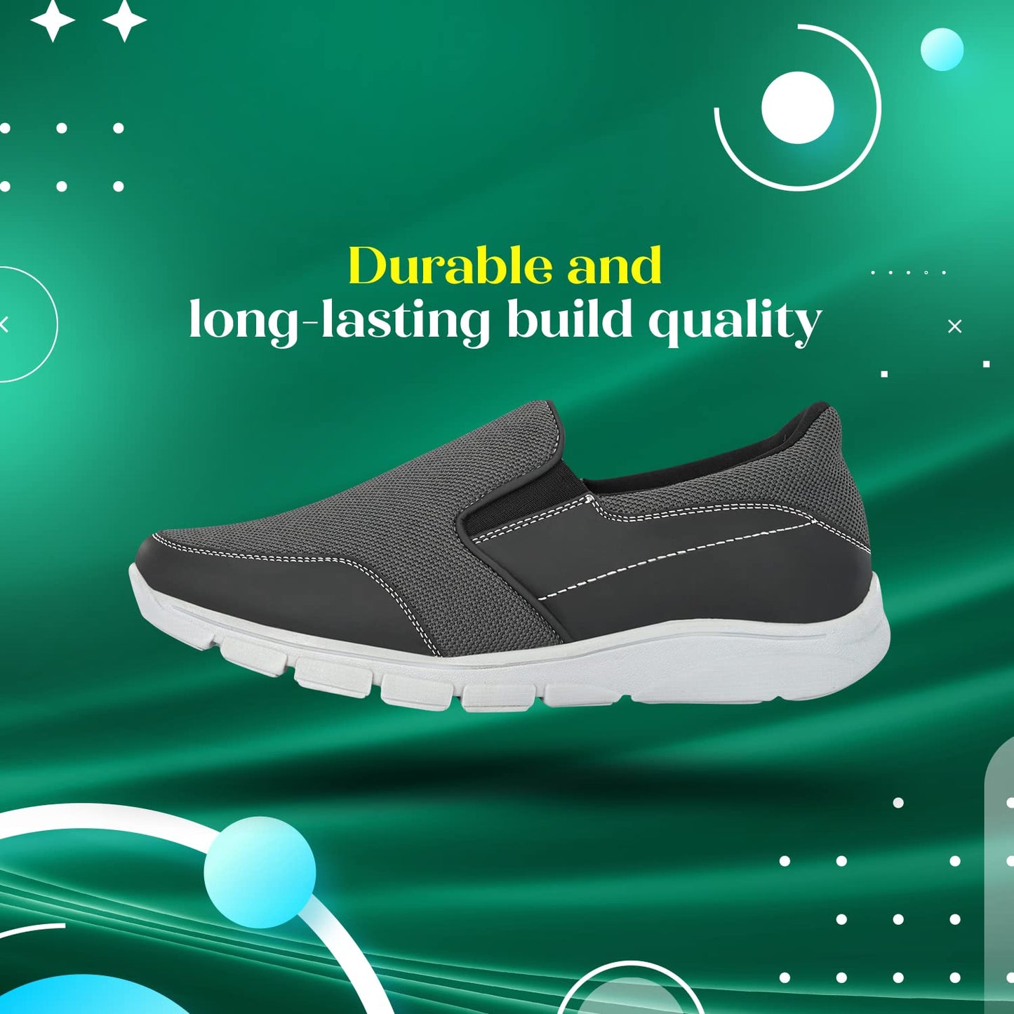 Centrino Casual Shoe for Men | Trendy Sneaker with Soft Cushioned Insole | Stylish, Durable & Comfortable Design | Ideal for Everyday Casual Wear & Outings 6709-2_Grey_6