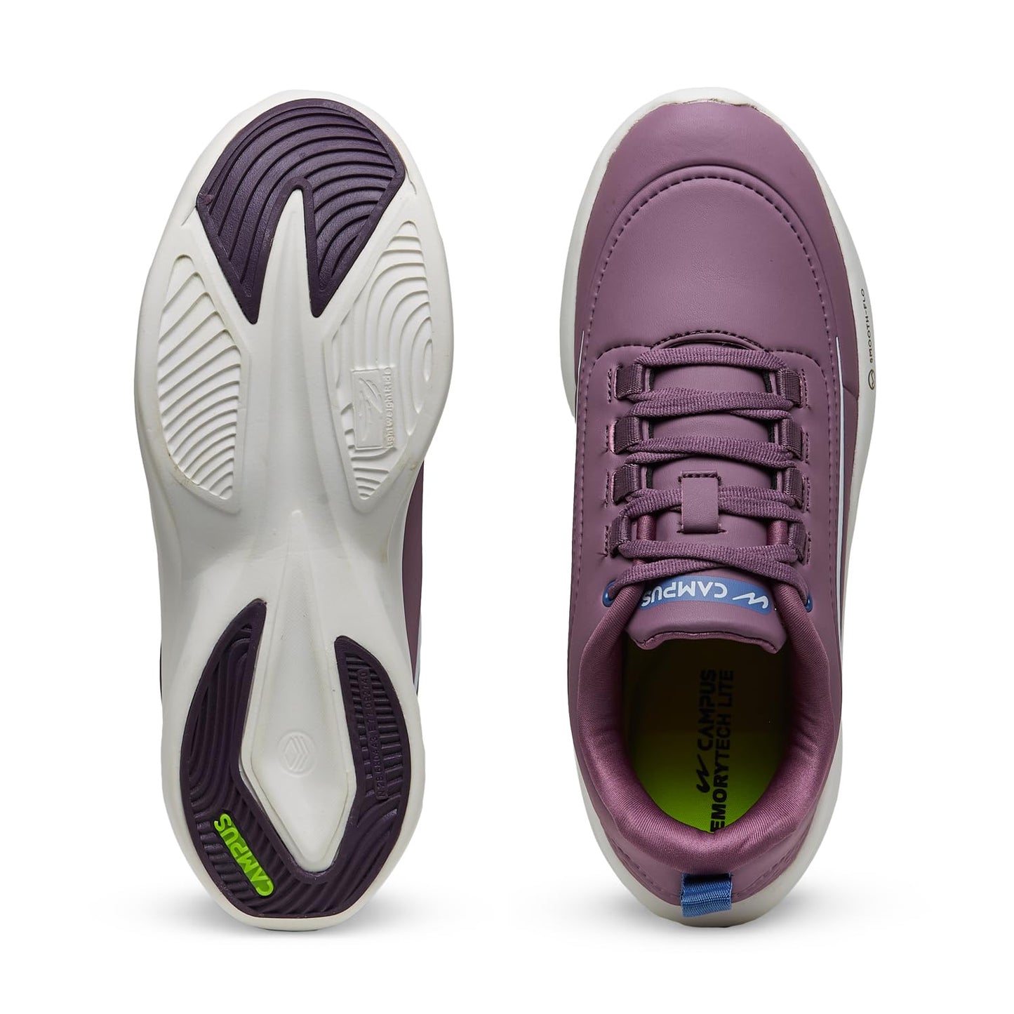 Campus Women's Beetle Sneakers Voilet/R.Slate - 6UK/India