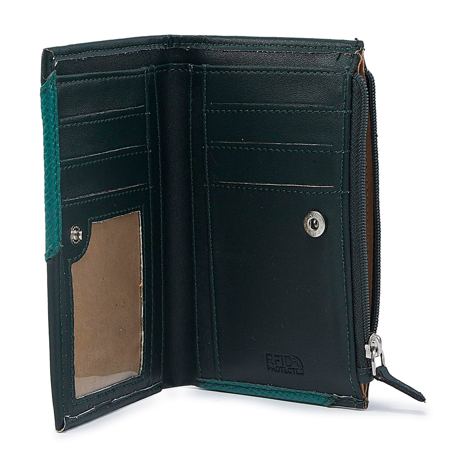Caprese Zoey Bifold Wallet Small Bottle Green