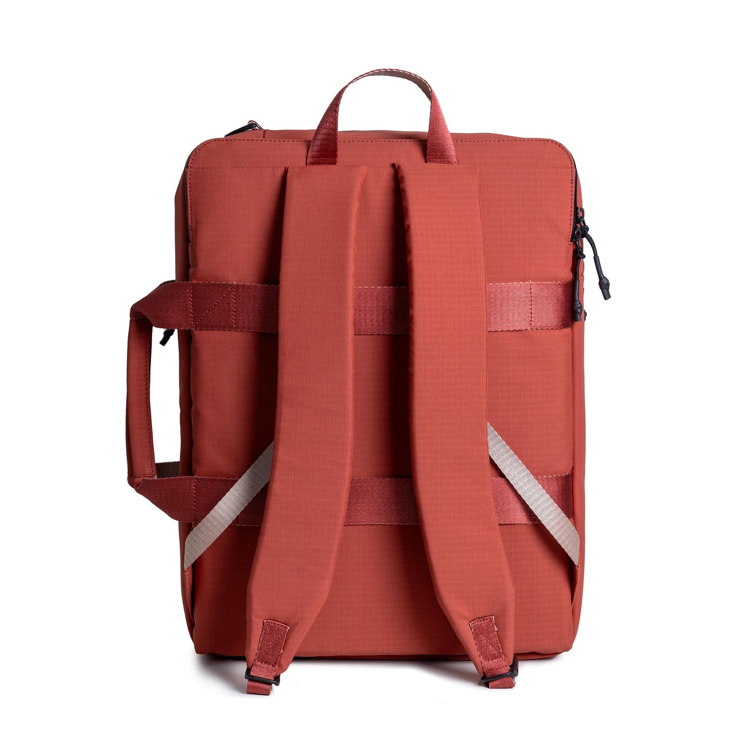 DailyObjects Pivot Briefpack Bag for Men and Women|Fits 13/14/15.6 inch Laptop/Macbook Pro/Air|Lightweight|Stylish Messenger Backpack|Office/Daily Use/Travel|Multi Pocket|Adjustable Strap (Red)