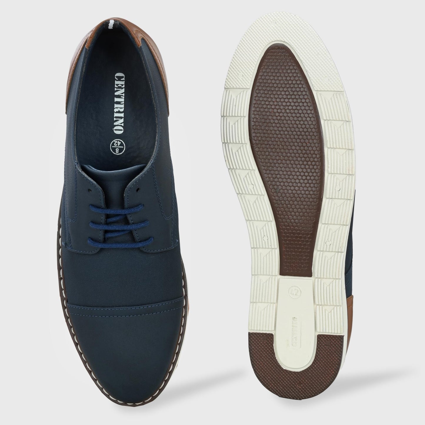 Centrino Men's 6569 Blue Sneakers_6 UK (6569-6)