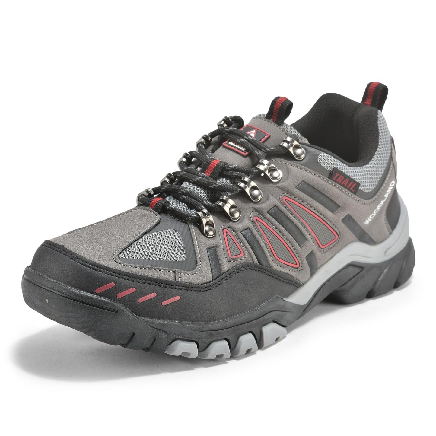 Woodland Men's Grey MESH Sports Shoes-9 UK (43EURO) (22YG200HS)