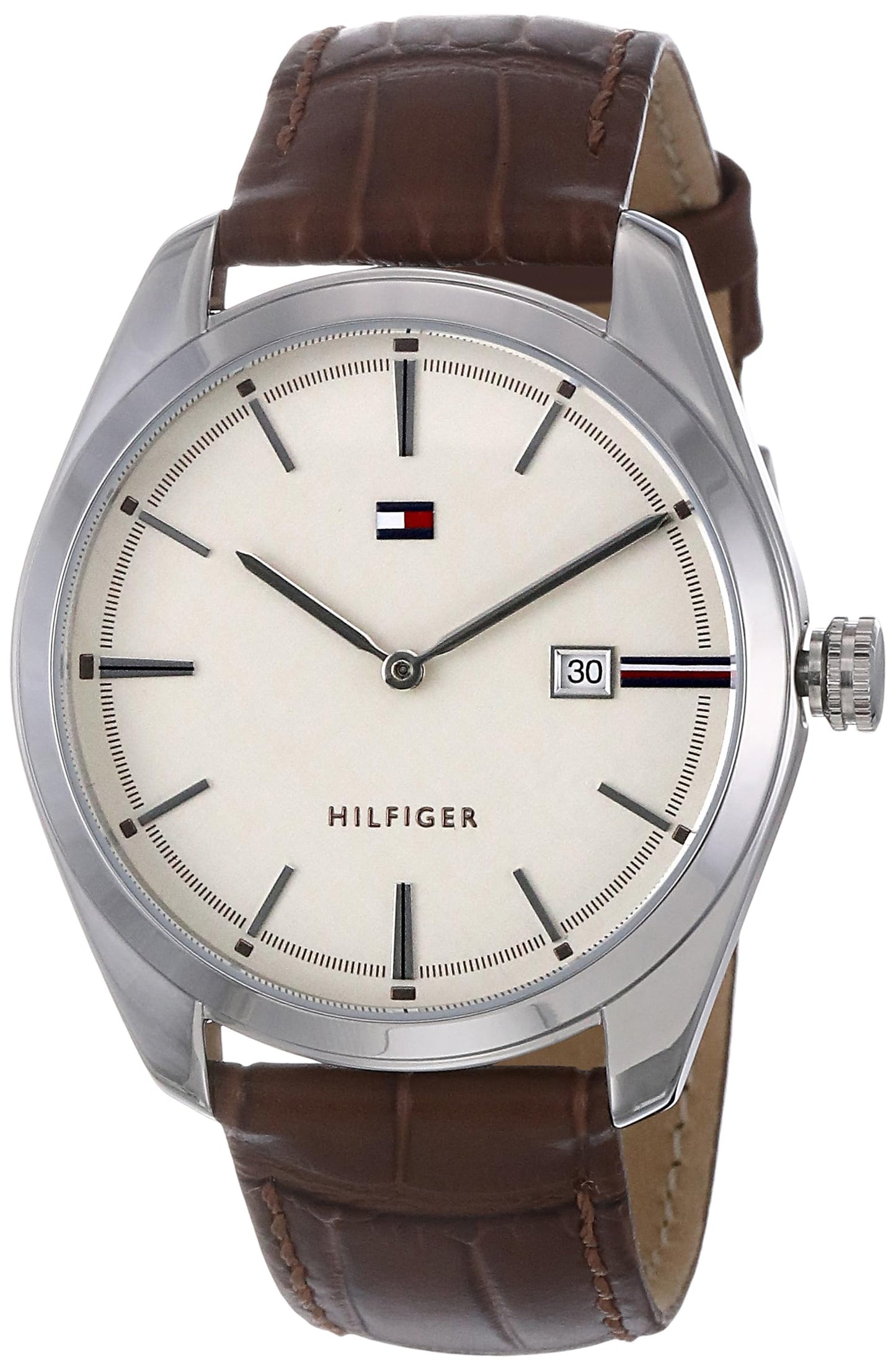 Tommy Hilfiger Analog Beige Dial Women's Leather Watch-TH1710430W