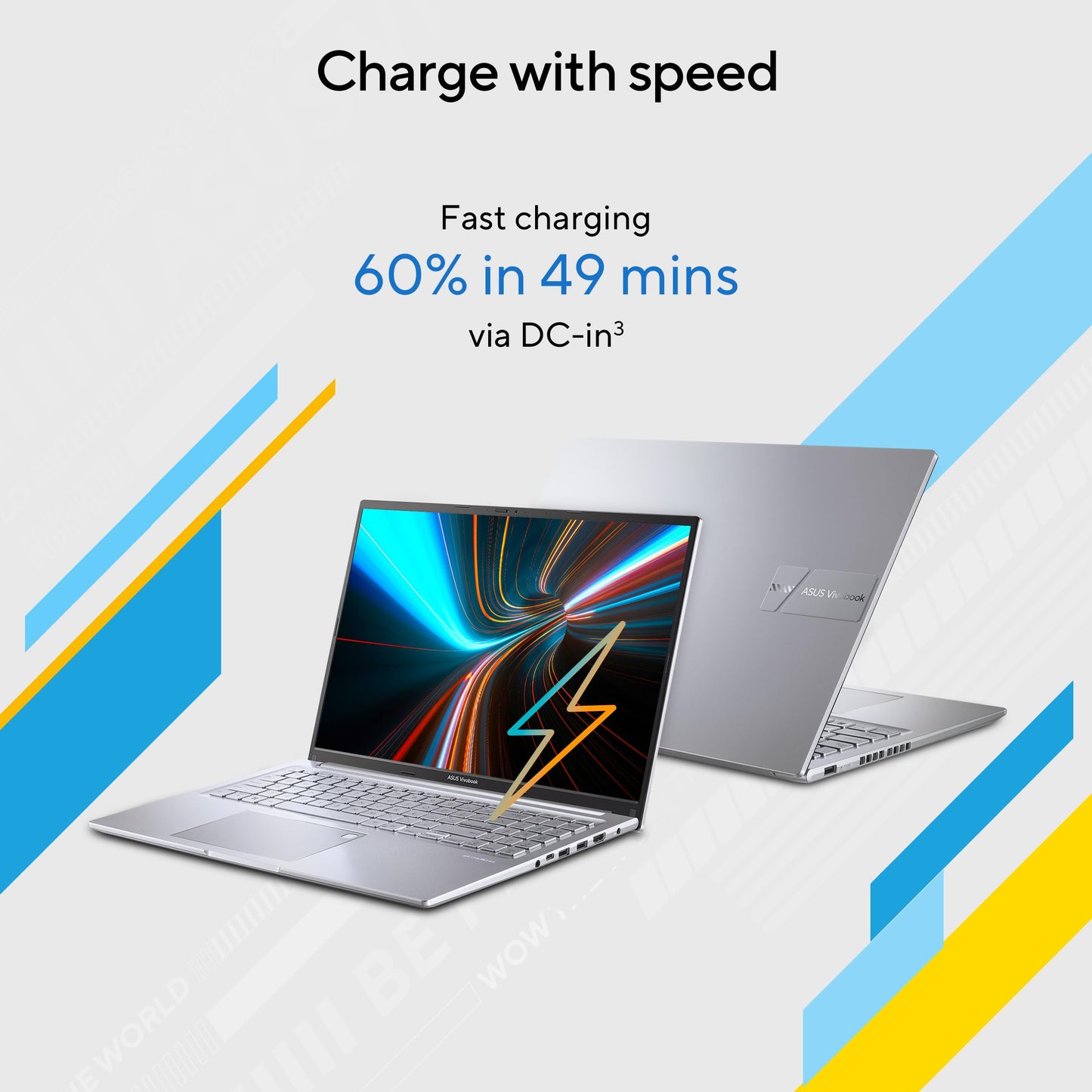 ASUS Vivobook 16" FHD+ (1920 x 1200), 60Hz 300nits, Core i5-12500H, (16GB RAM/512GB SSD/Intel Iris Xᵉ Graphics/Win 11/Office Home/Fingerprint/42WHr Battery/Transparent Silver/1.88kg), X1605ZAC-MB541WS