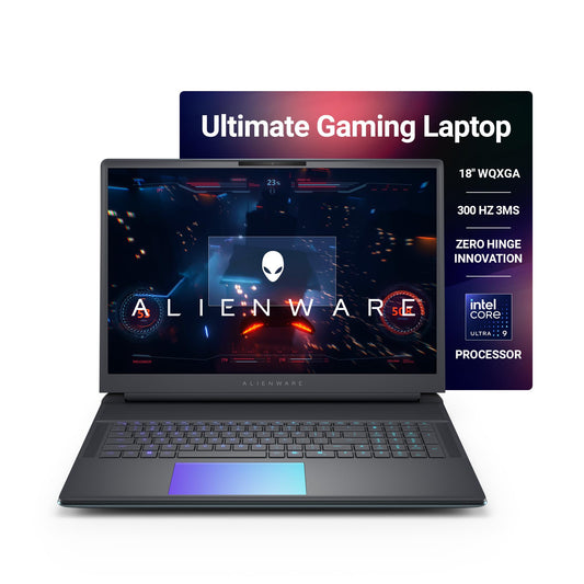 Alienware 18 Area-51 Gaming Laptop, AI Enabled Core Ultra 9 275HX Proc, 32GB DDR5, 2TB SSD, RTX 5080 16GB GDDR7 Graphics, 18.0" WQXGA 300Hz 500 nits Display, Liquid Teal Color, Win 11 + MSO'24,4.34kg