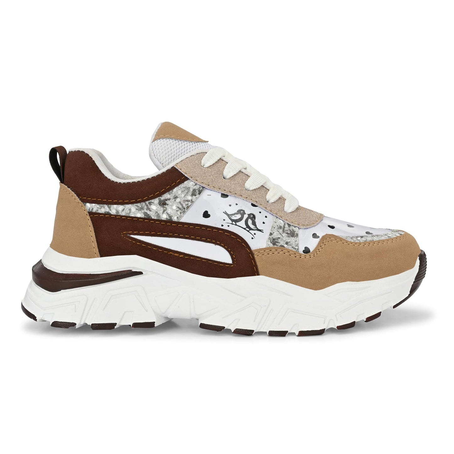 Amico Sports & Casual Slip-On Lightweight Shoes for Women & Girl's (Beige, UK Footwear Size System, Adult, Women, Numeric, Medium, 7)