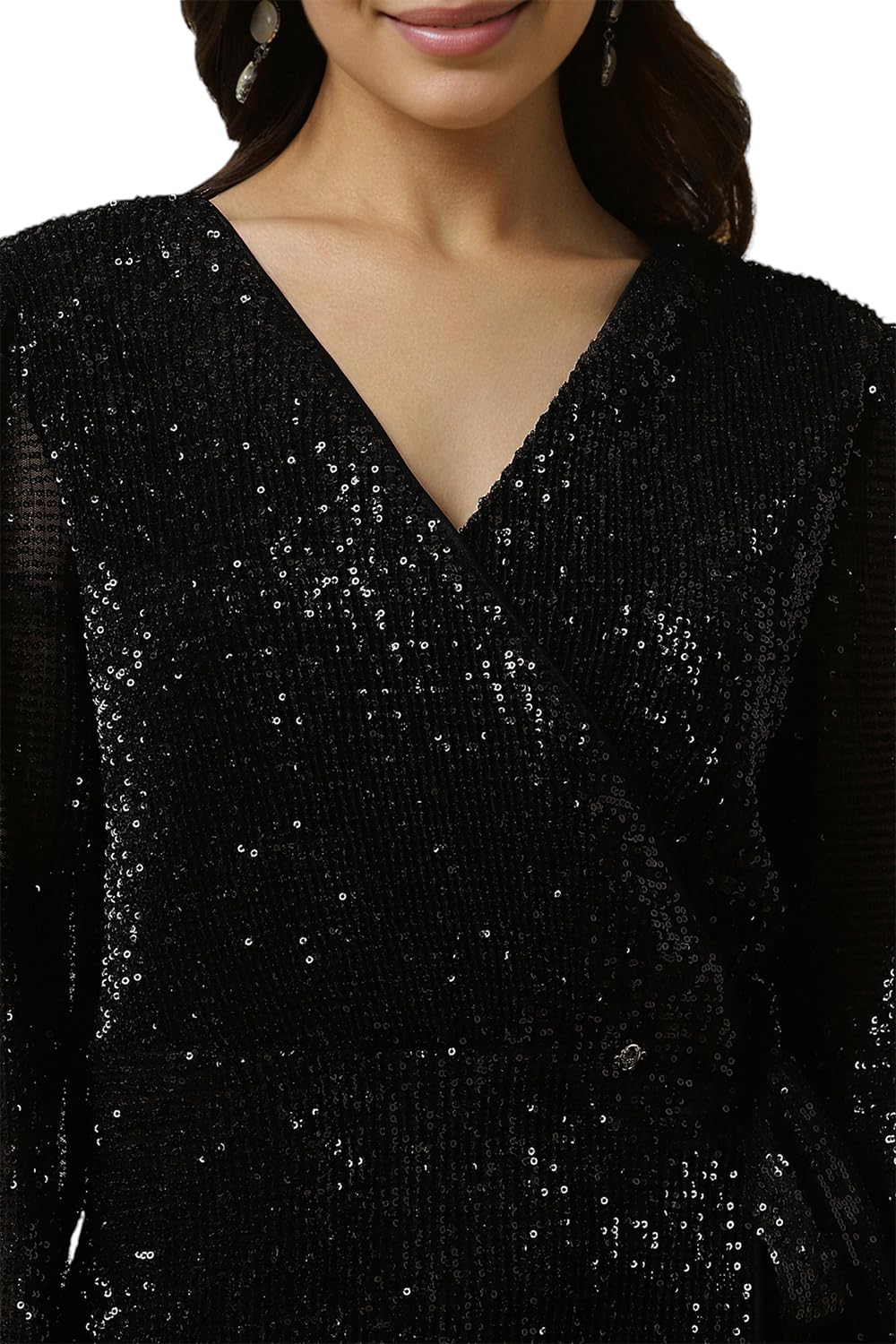 Allen Solly Women's Polyester Modern Mid-Thigh Length Dress