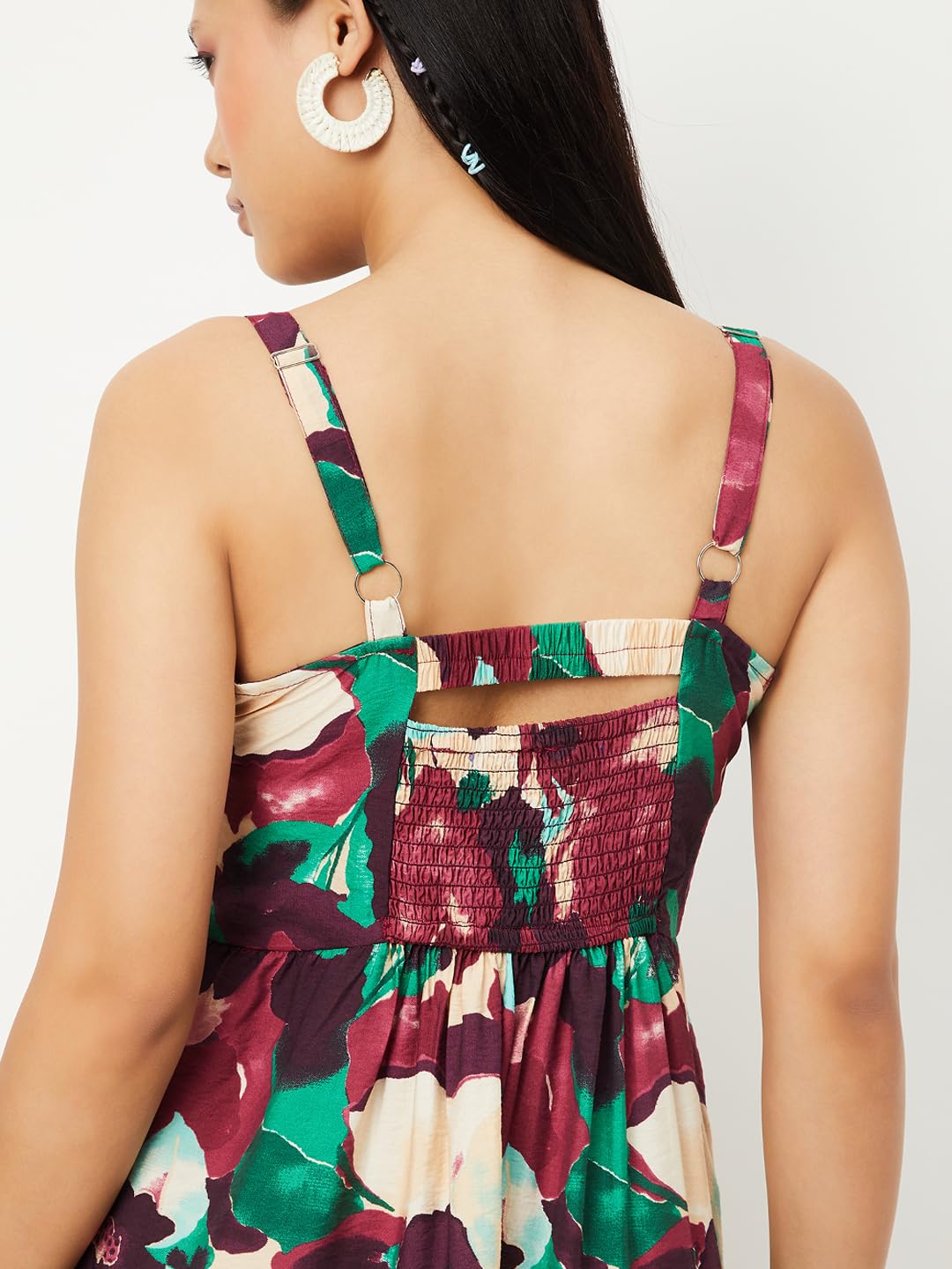 Max Women's Cotton A-Line Below The Knee Dress