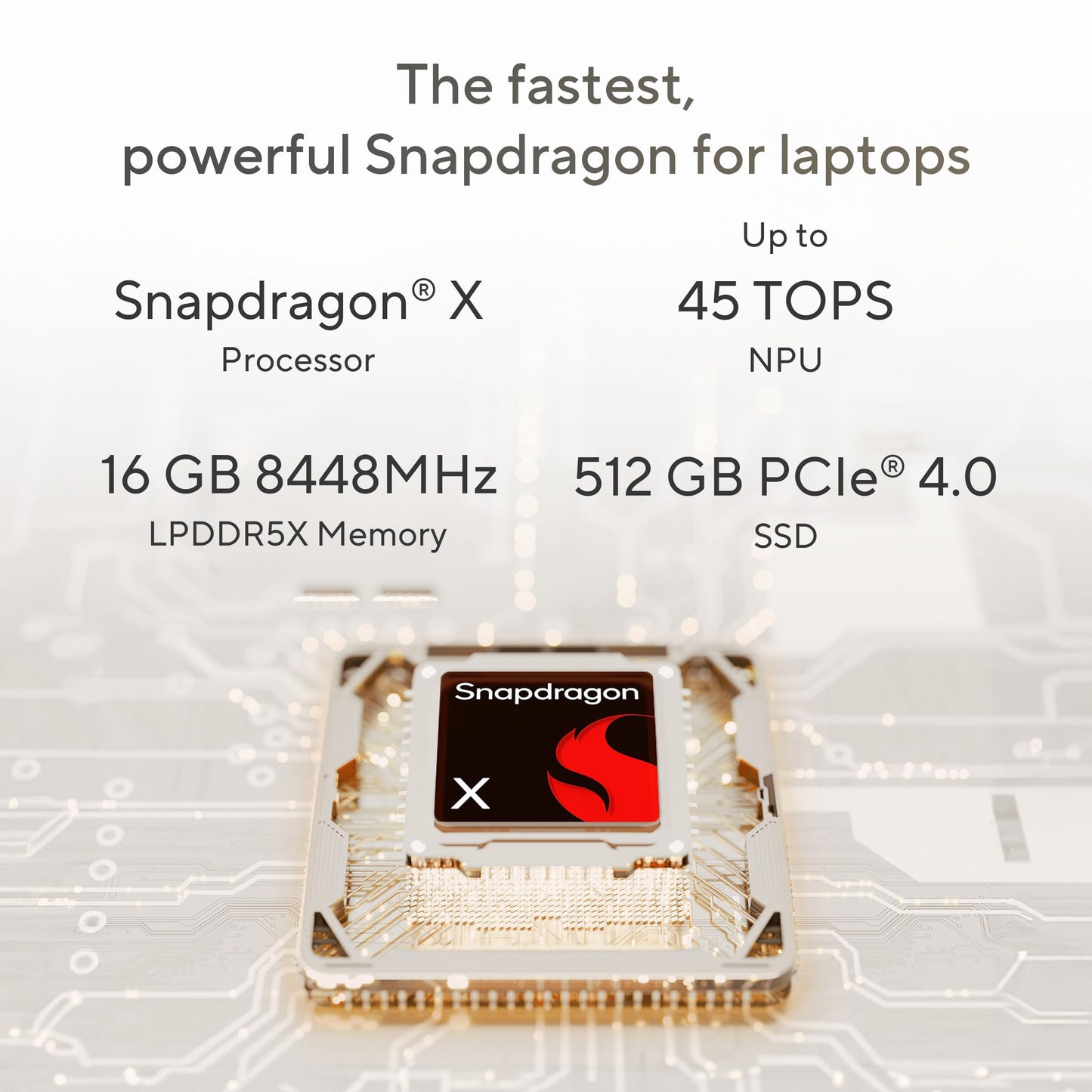 ASUS Zenbook A14,Snapdragon X,Copilot+ AI PC(Qualcomm Adreno iGPU/45TOPS/16GB/512GB/FHD+/14"/Backlit Keyboard/70WHr/Windows 11/M365 Basic(1Year)*/Office Home 2024/Iceland Gray/0.98 kg)UX3407QA-QD259WS