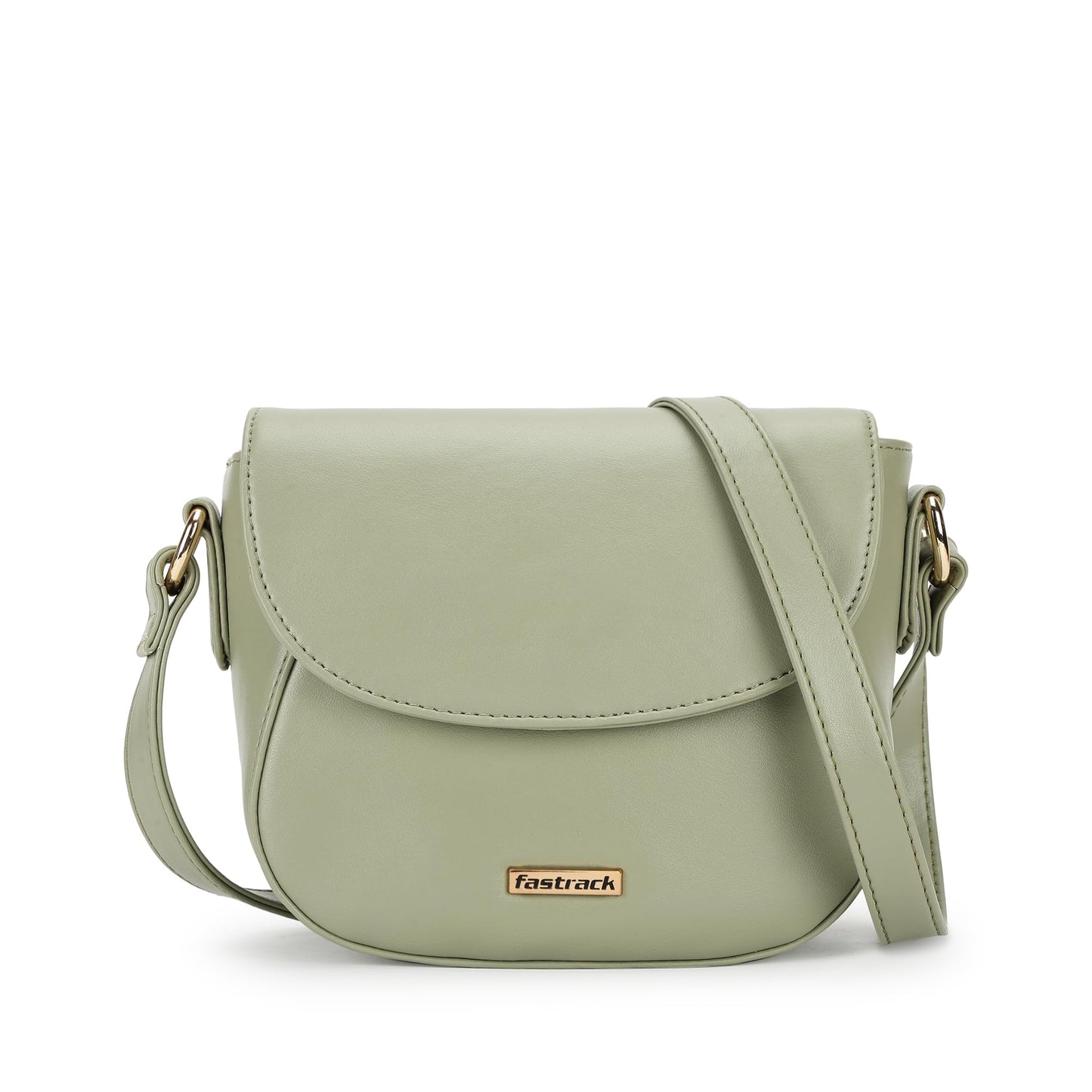 Fastrack Women's Chic Sling Bag | Adjustable Sling Belt, Inner Zip and Slip Pockets | Effortless Everyday Style | Women's Handbags | Sling for Casual Carry, Grey