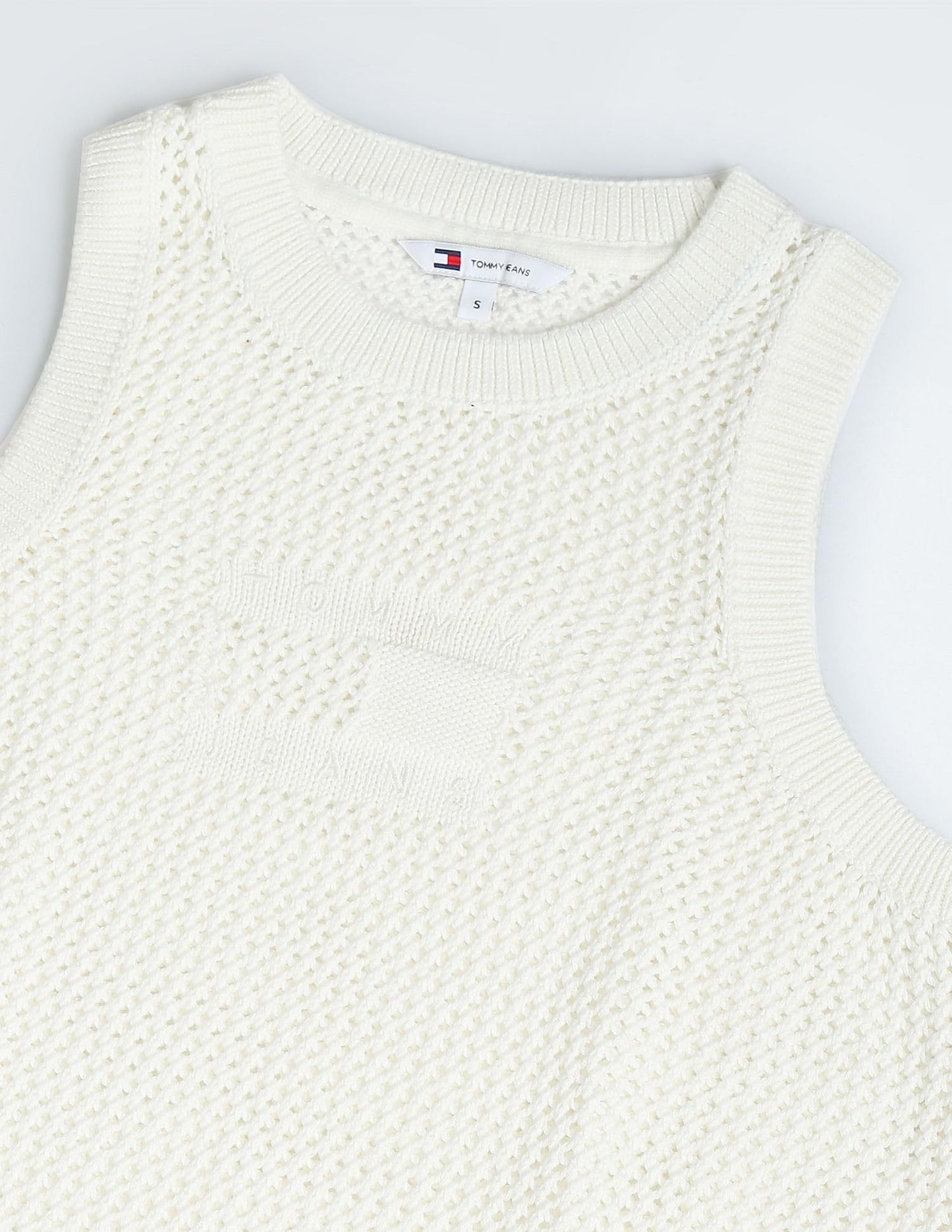 Tommy Helfiger Women White Color Dress (S)