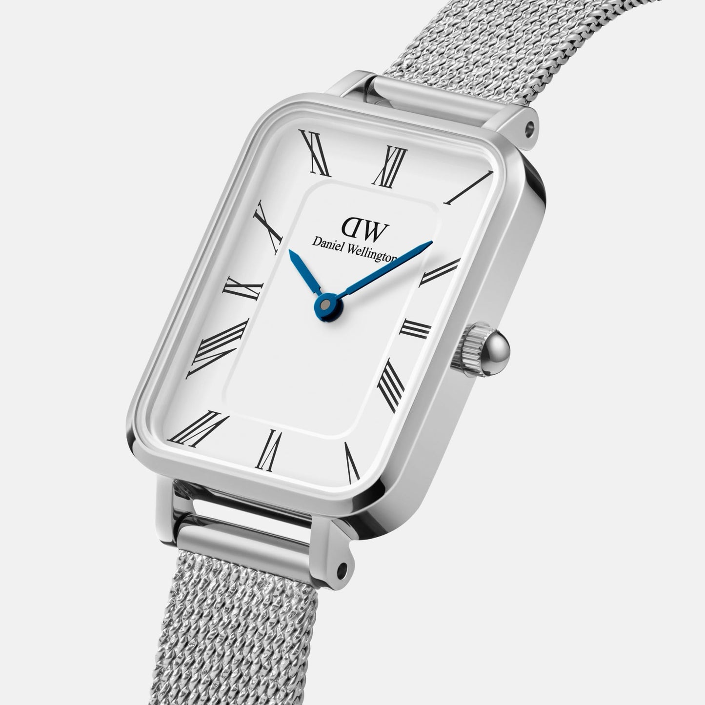 DANIEL WELLINGTON Women Analogue Rectangular White Dial Watch- DW00100690K