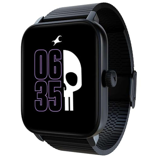 Fastrack Smart Watch Phantom 1.85 Super Ultravu Display Fashionable Metal Design Functional Crown (Black)