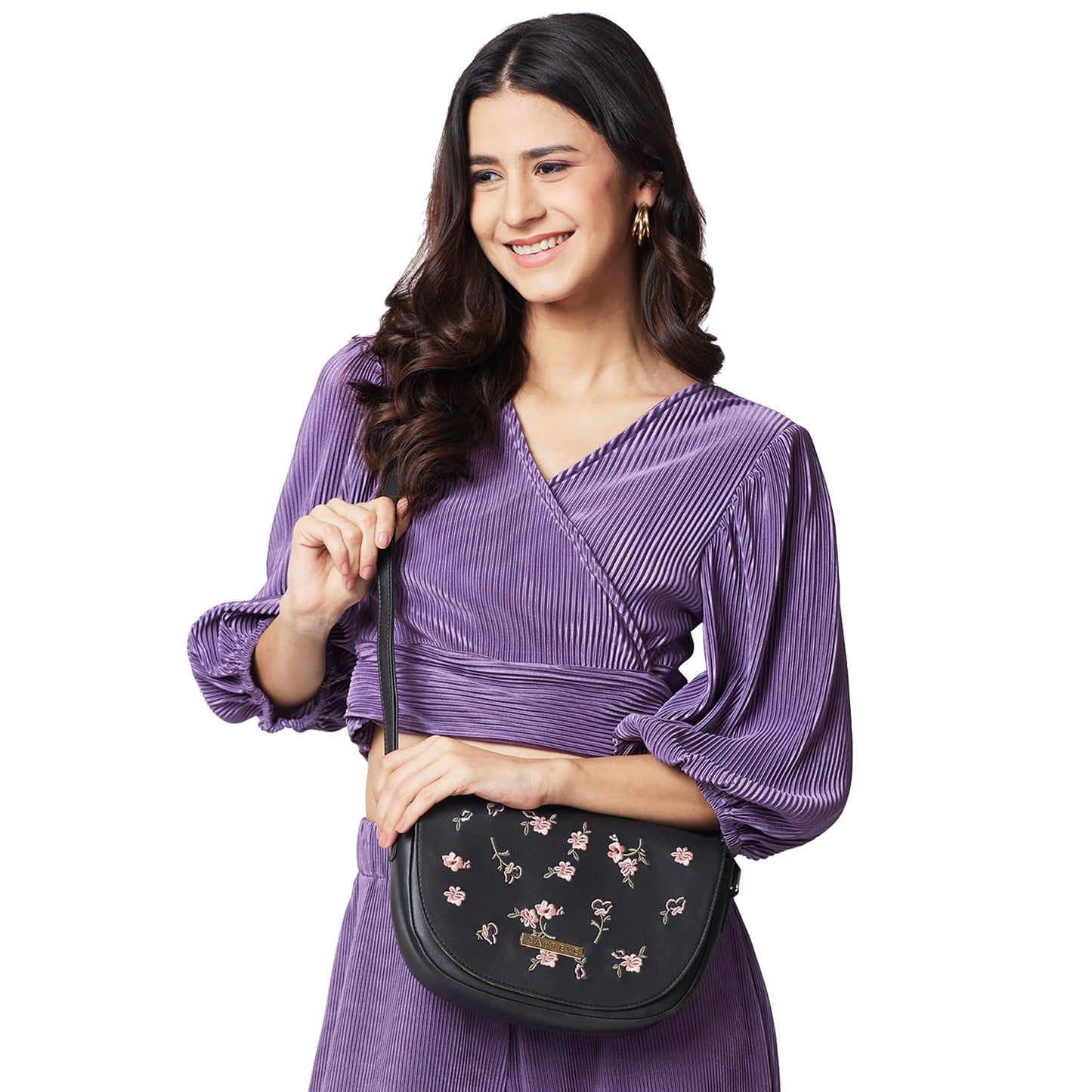 Caprese Bloomingdale Women's Crossbody Medium Black