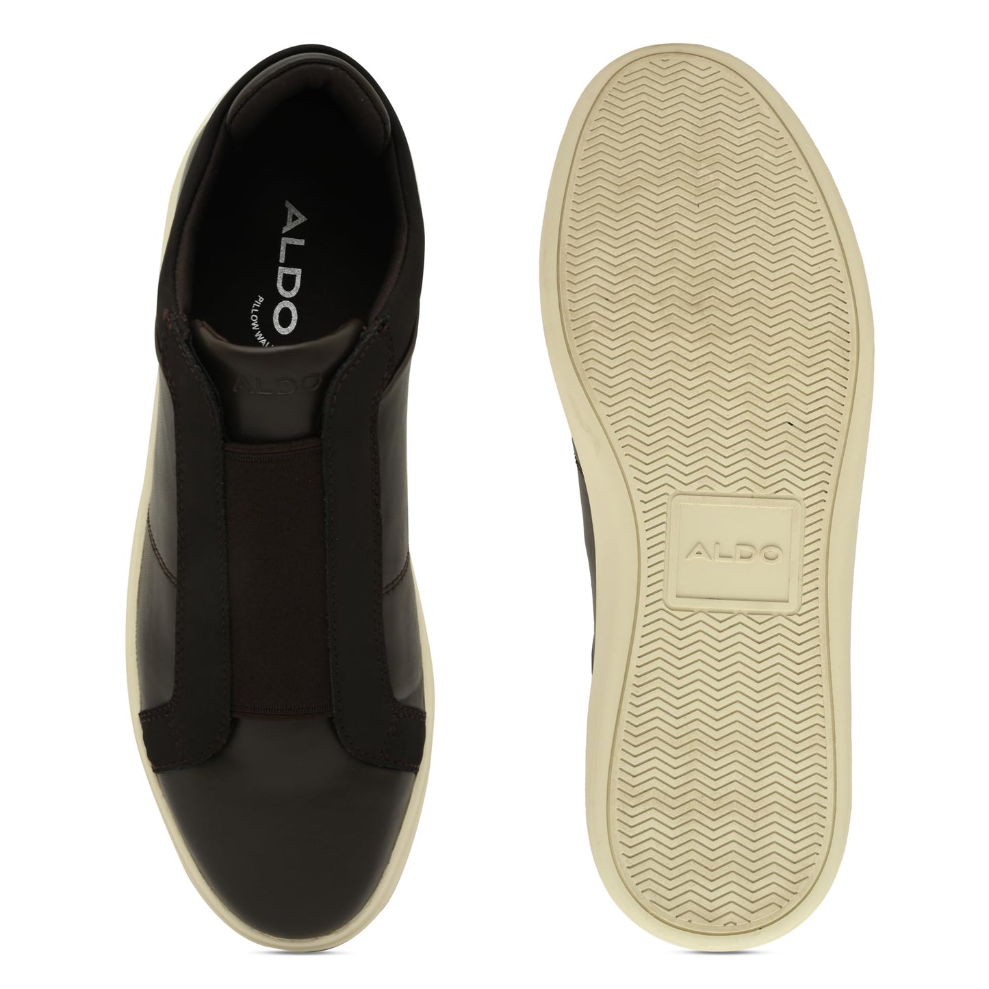 Aldo AROS-IN201 Men Dark Brown Sneakers Slip On