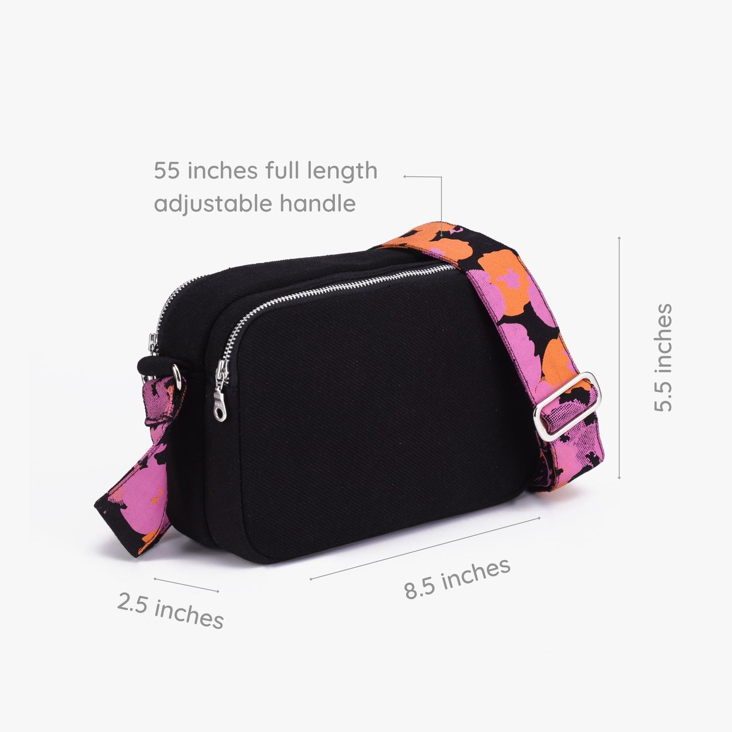 Eco Right Crossbody Box Sling Bags for Women & Men, Side Purse for Women Stylish Latest, Multicolour