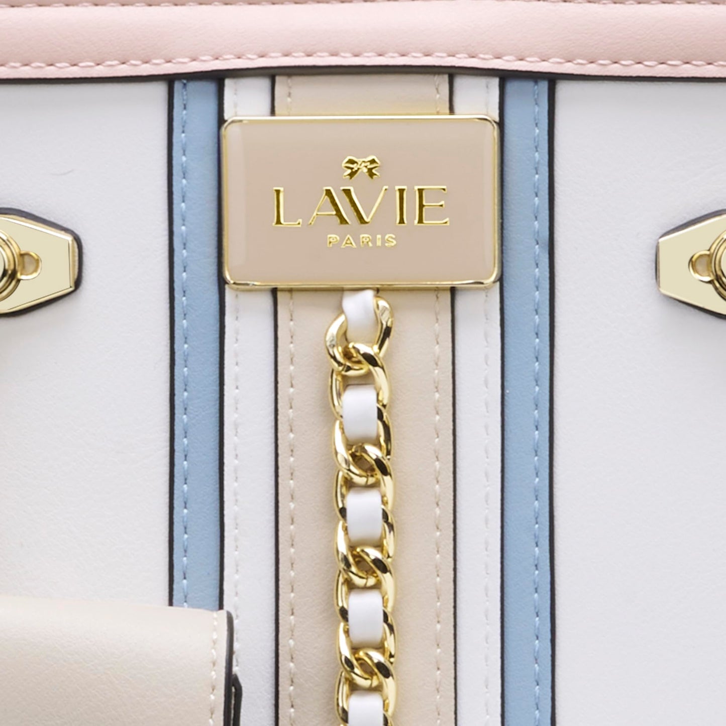 LAVIE PARIS Women's Louvre Chain Satchel Bag | Satchel Handbag for Work | Ladies Purse | Stylish Shoulder Bag | Gift for Women