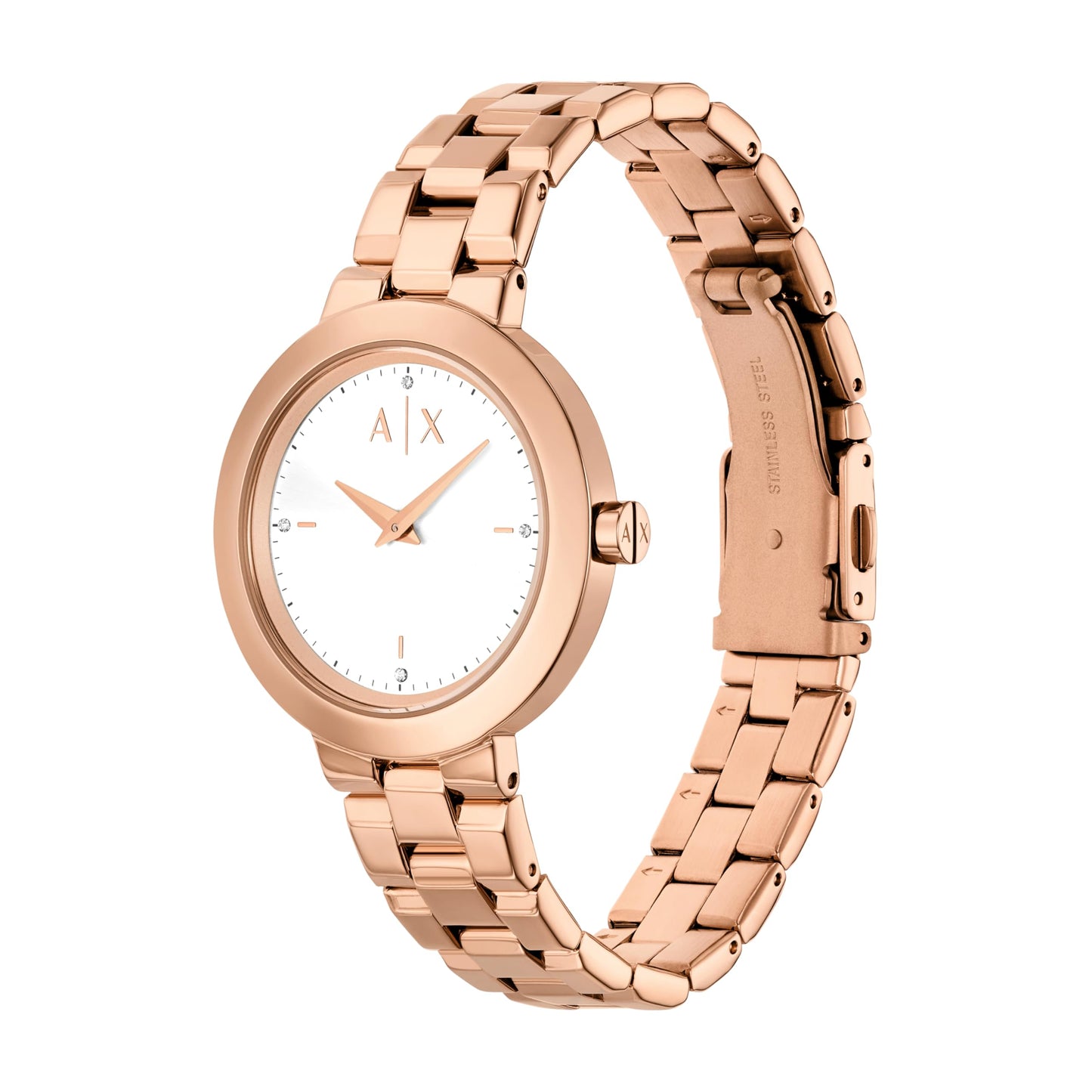 Armani Exchange Rose Gold Watch Set AX7175SET