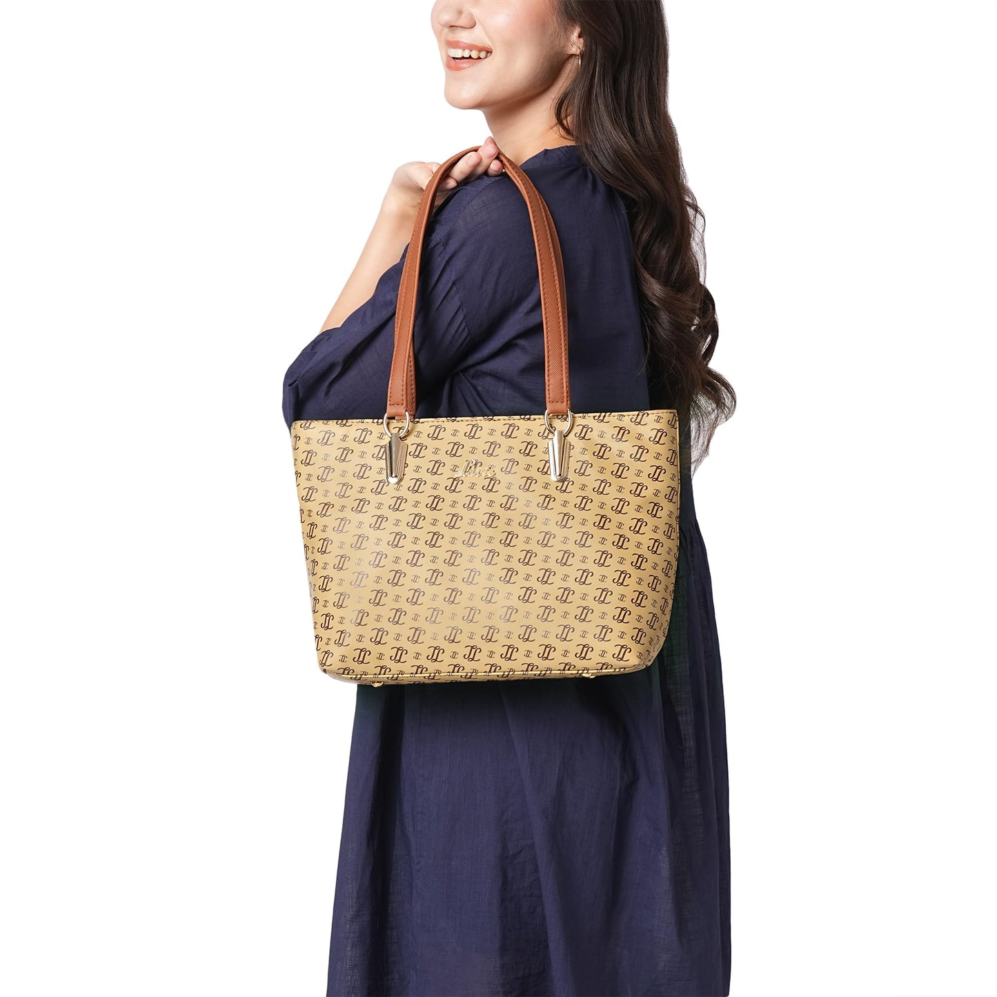 Lavie Women's Kathy Monogram LL Print Tote | Ladies Purse Handbags