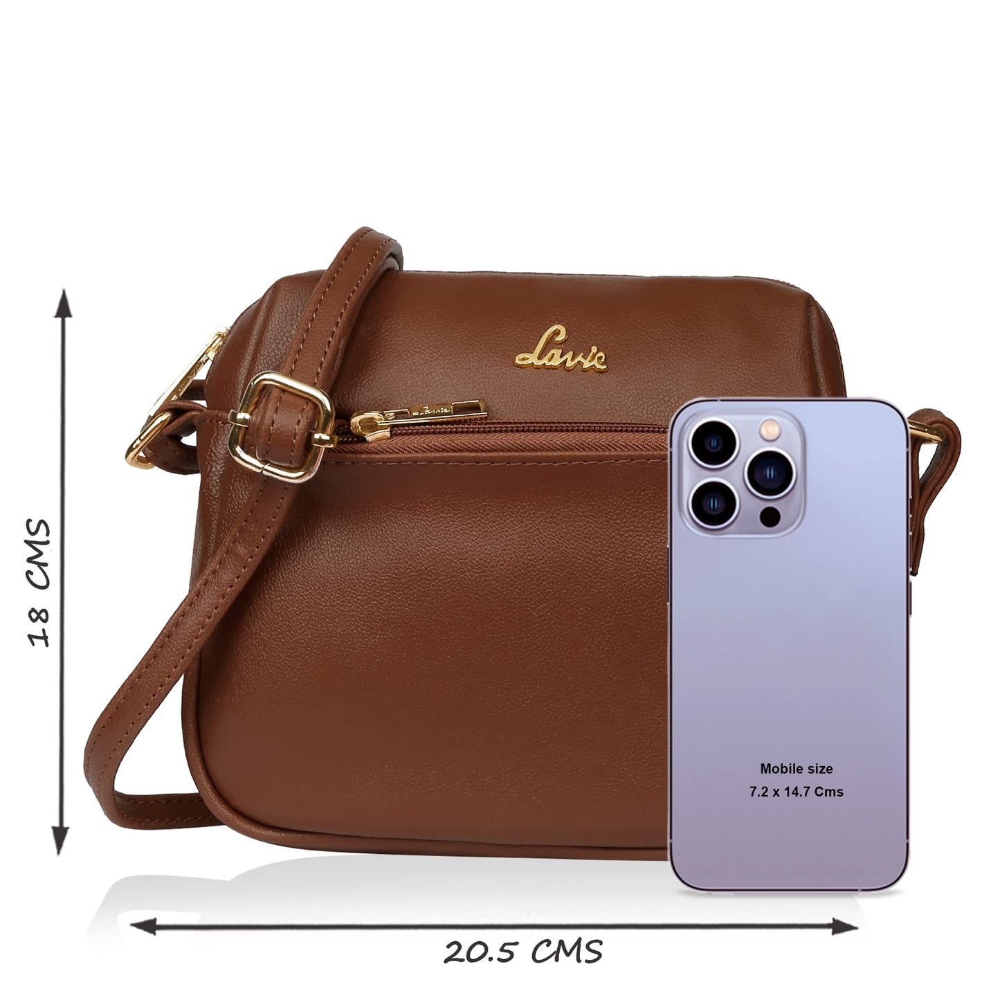 Lavie Sara Women's Sling Bag with No (Tan)