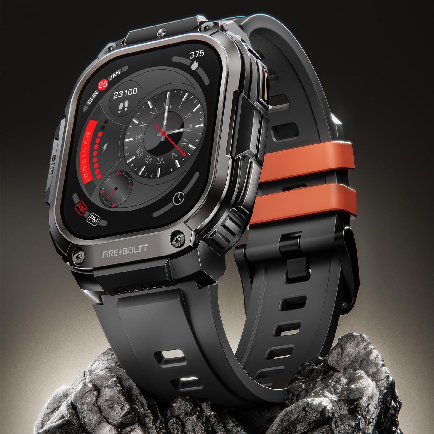 Fire-Boltt Clickk 54.1mm (2.12 inch) AMOLED Display, Front Camera, Nano SIM Slot, 1000mAh Smartwatch