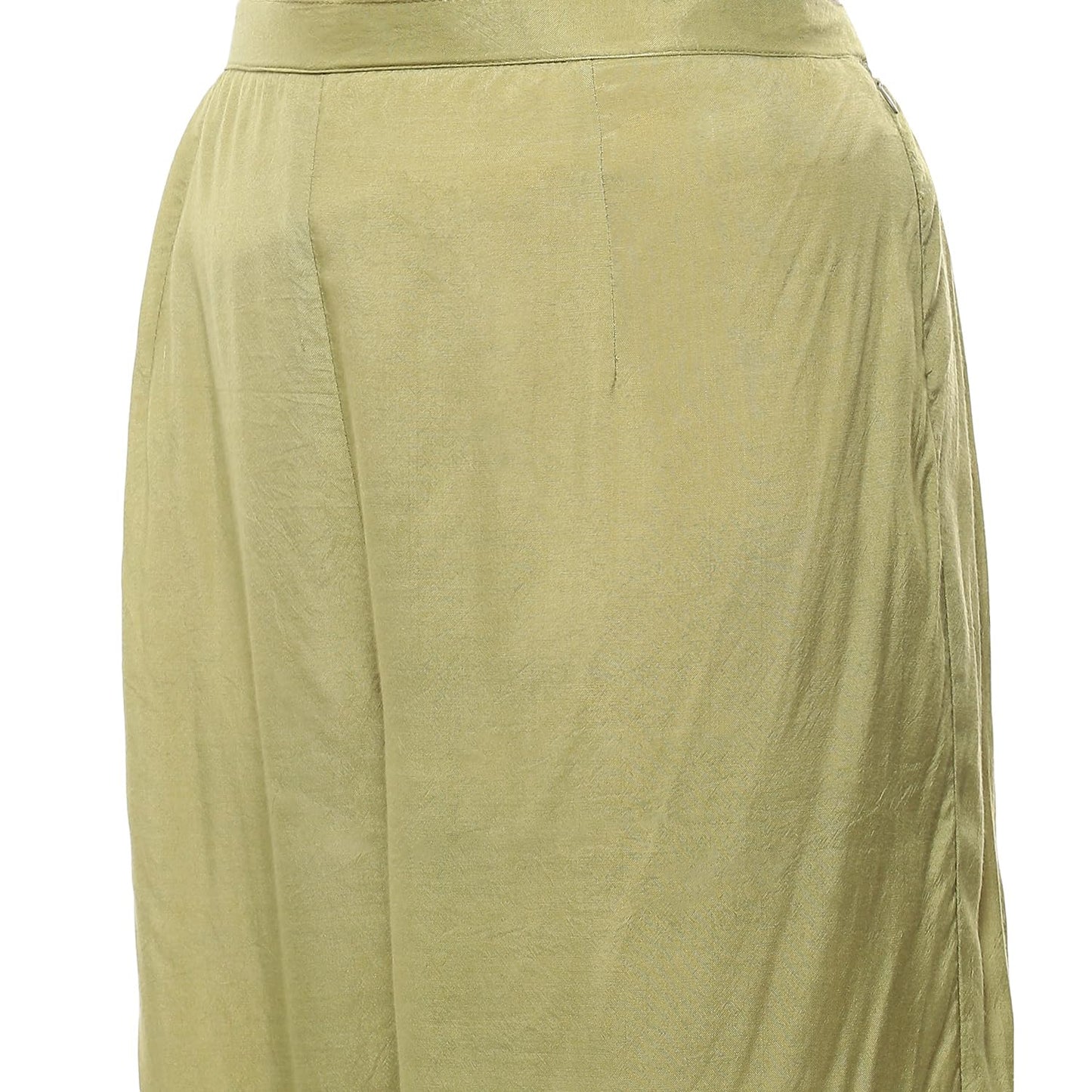 BIBA Women FABRIC(RTSAM9465_OLIVE_FREE)