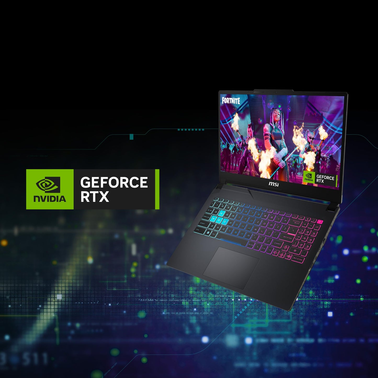 Cyborg 15 AI, Intel Core Ultra 7 155H,Built-in AI, 40CM Gaming Laptop(16GB/1TB NVMe SSD/Windows 11 Home/NVIDIA GeForce RTX 4050, GDDR6 6GB/Translucent Black/1.9Kg), A1VEK-050IN