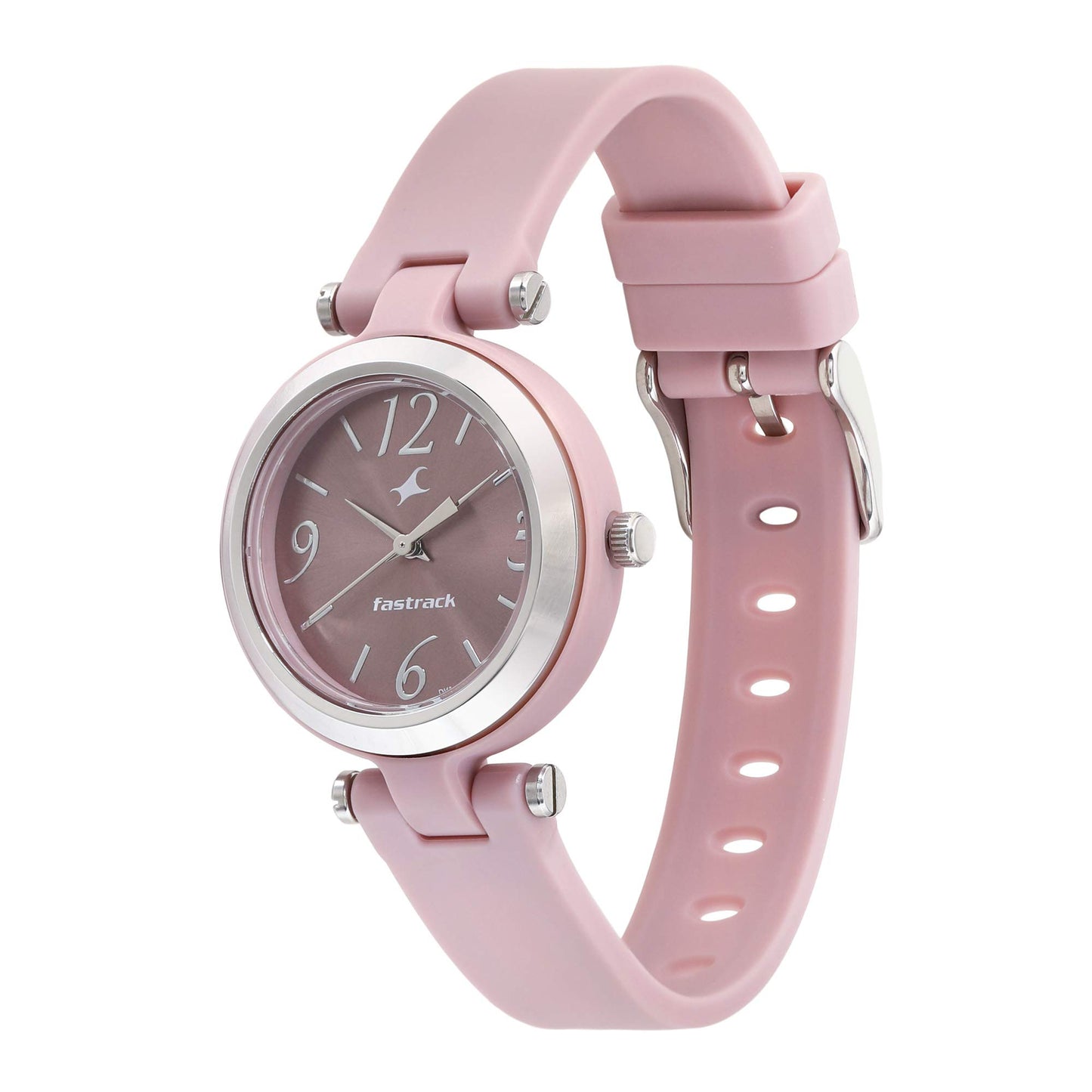 Fastrack Women Silicone Trendies Analog Pink Dial Watch-68015Pp03/Np68015Pp03, Band Color-Pink