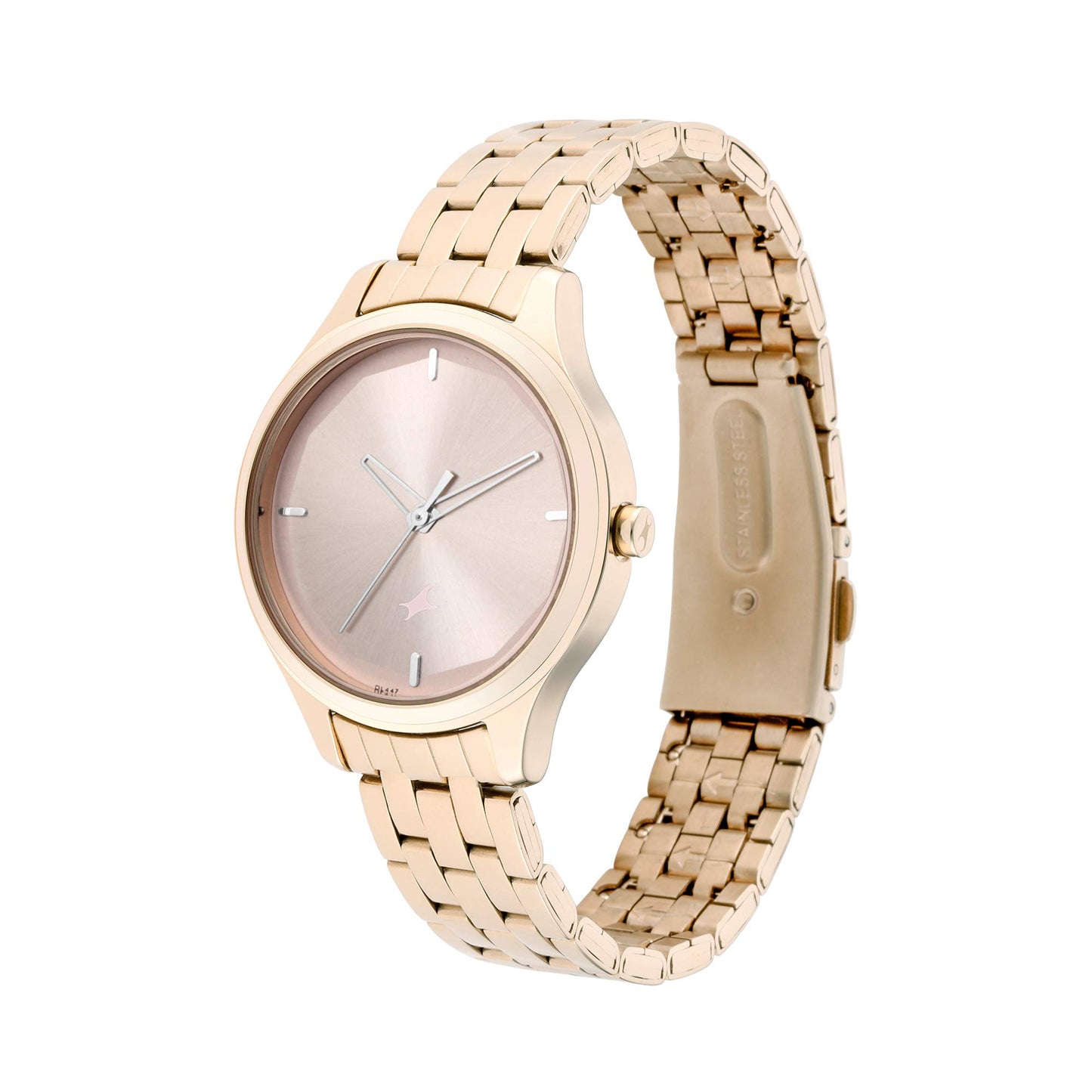 Fastrack Casual Analog Rose Gold Dial Women's Watch-6248WM01