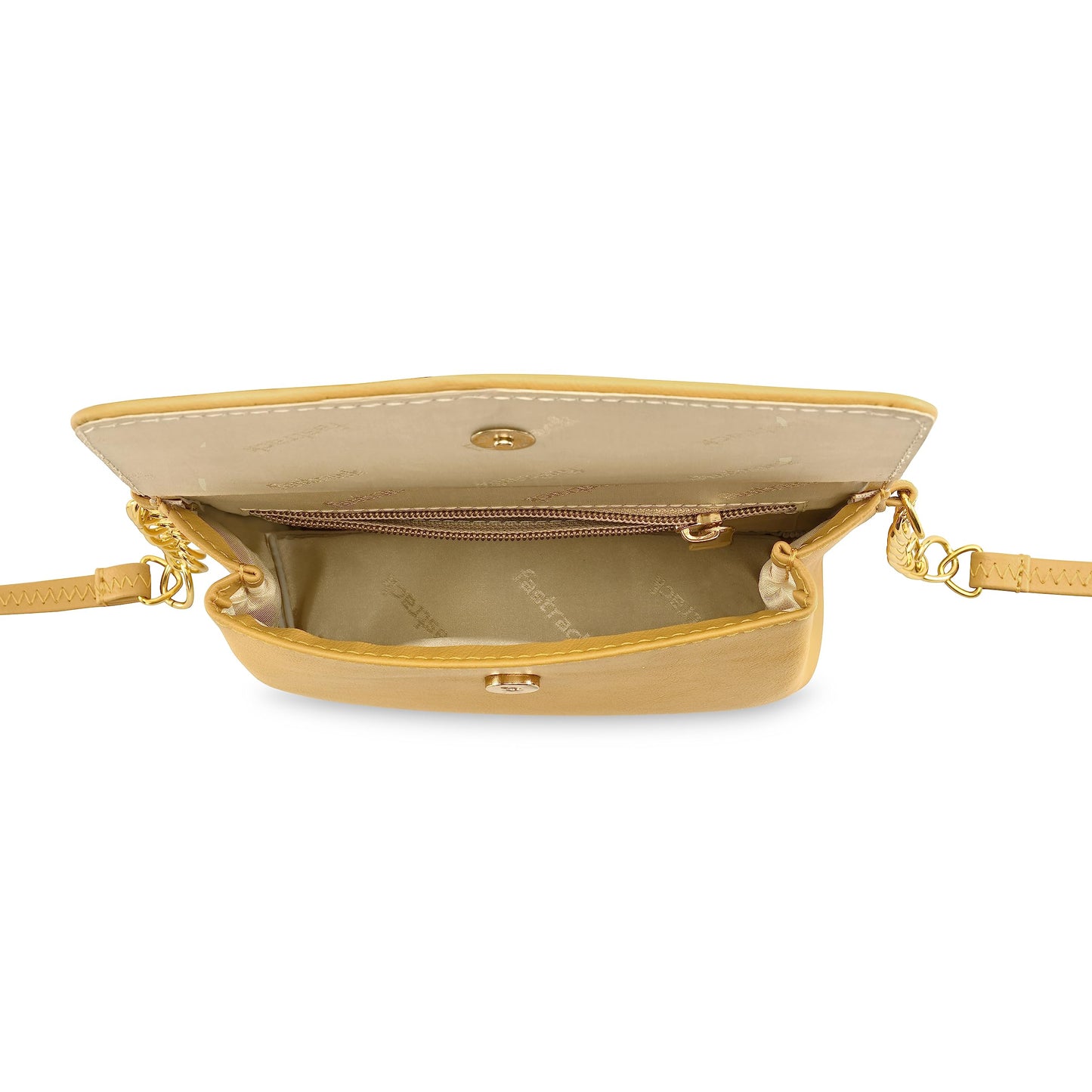 Fastrack Sling Bag with Chain Strap for Women, Girls and Ladies