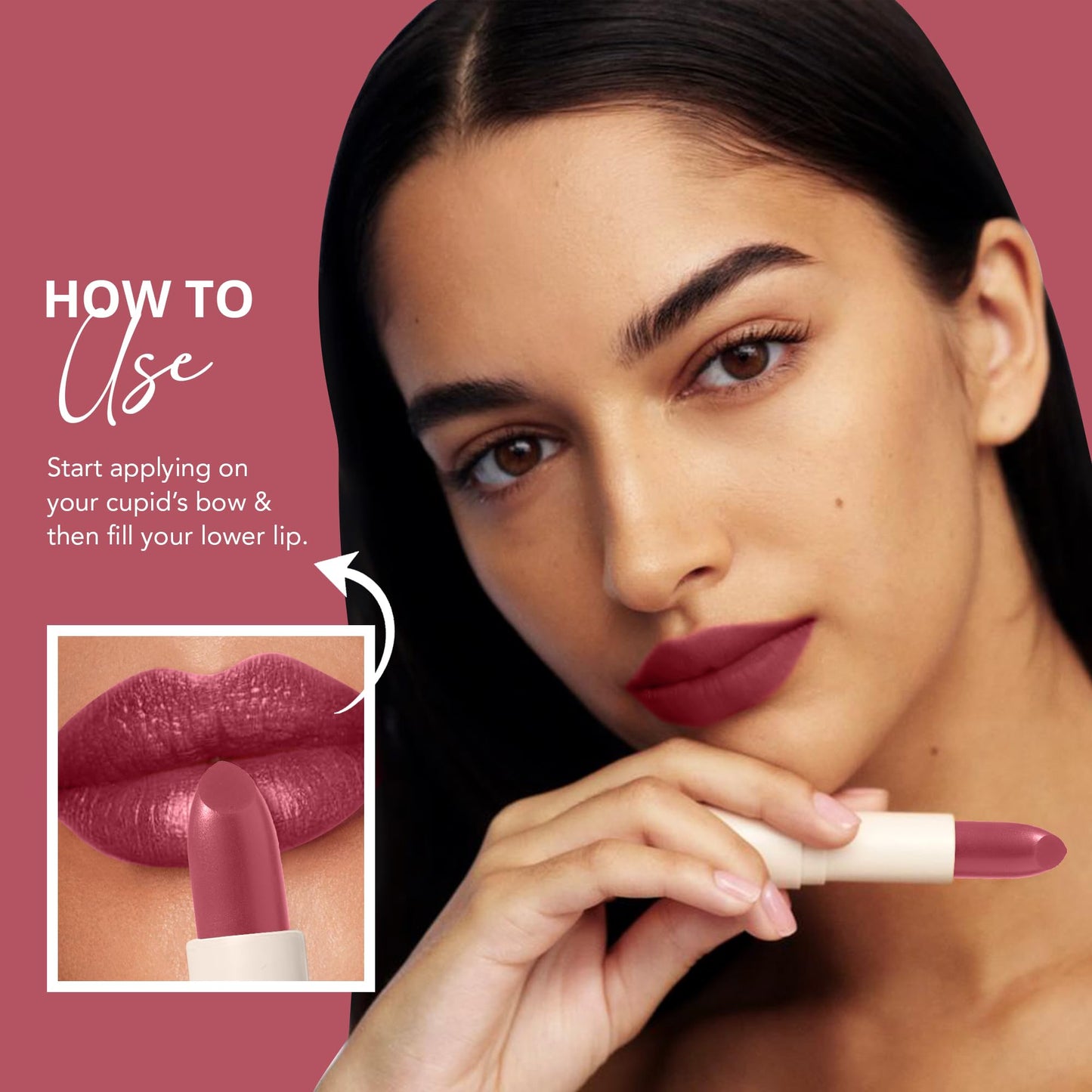 Carlton London Velvet Satin Glitterati Bullet Long Stay Lipstick |Enriched with Vitamin E, Castor oil | Intense Colour, Moisturised Lips, Smooth & Light |Upto 8 hrs - 4Gm. (Dirty Peach)